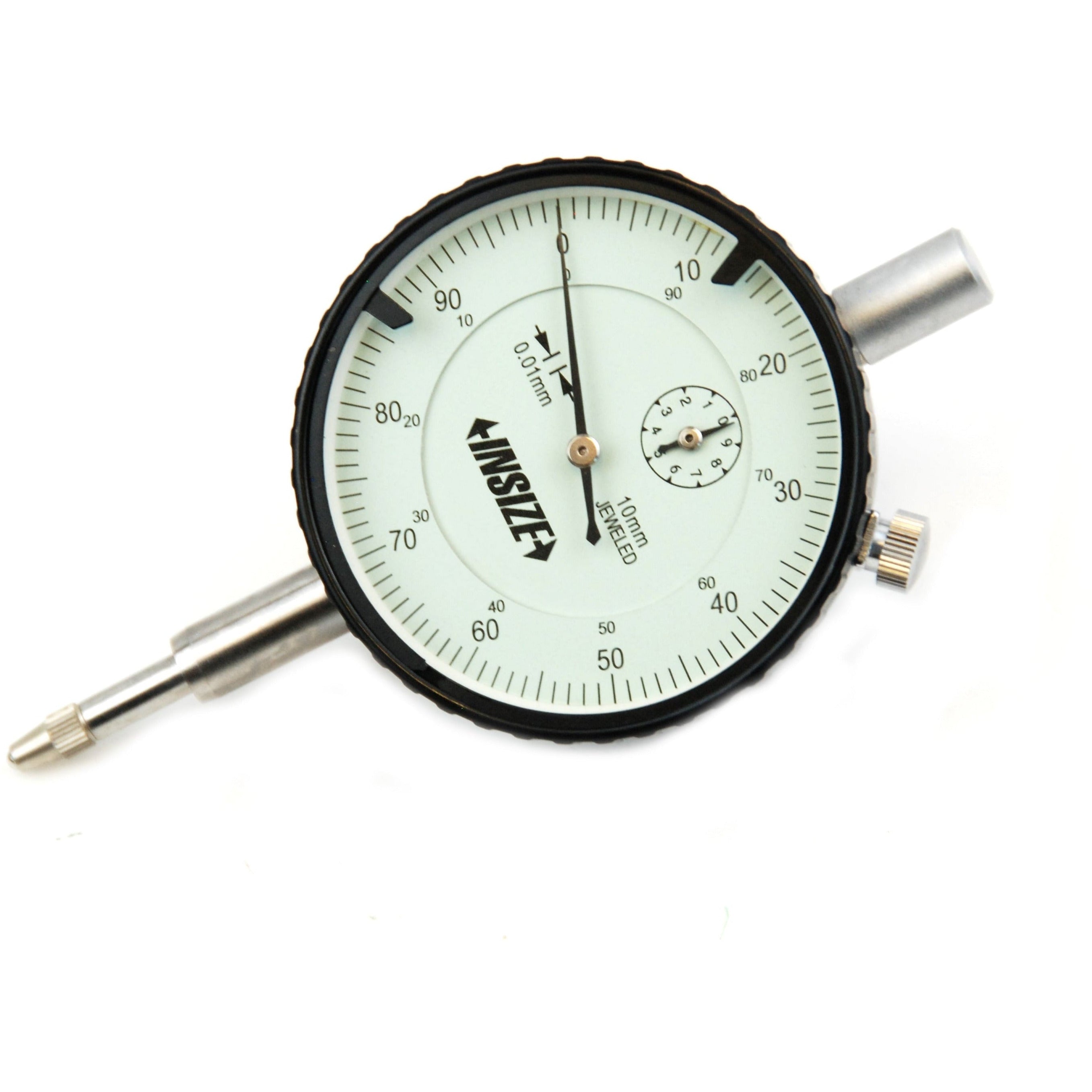 Insize Metric Lug Back Dial Indicator 10mm Range Series 2308-10A