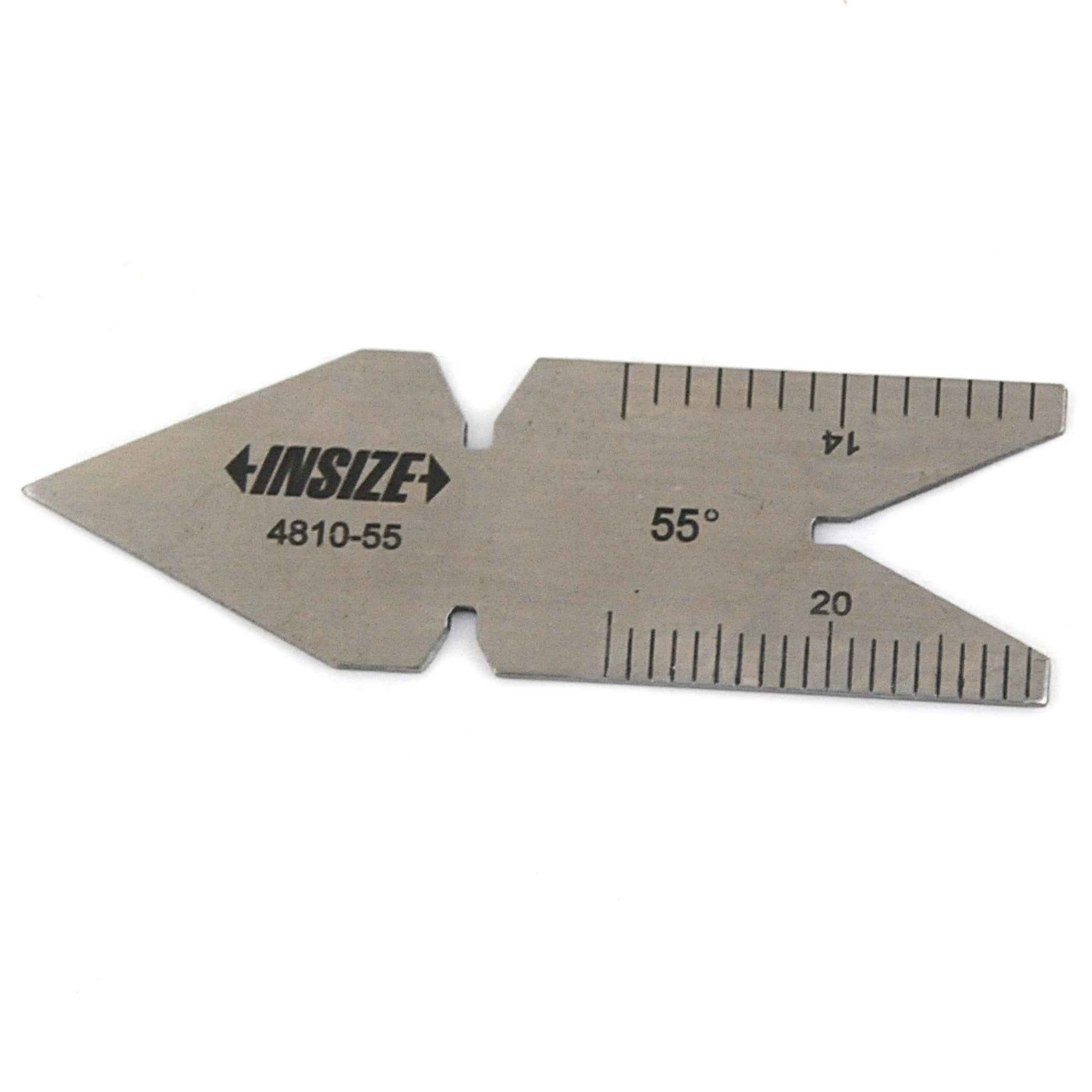 Insize Thread Angle Gauge Whitworth 55° Range Series 4810-55