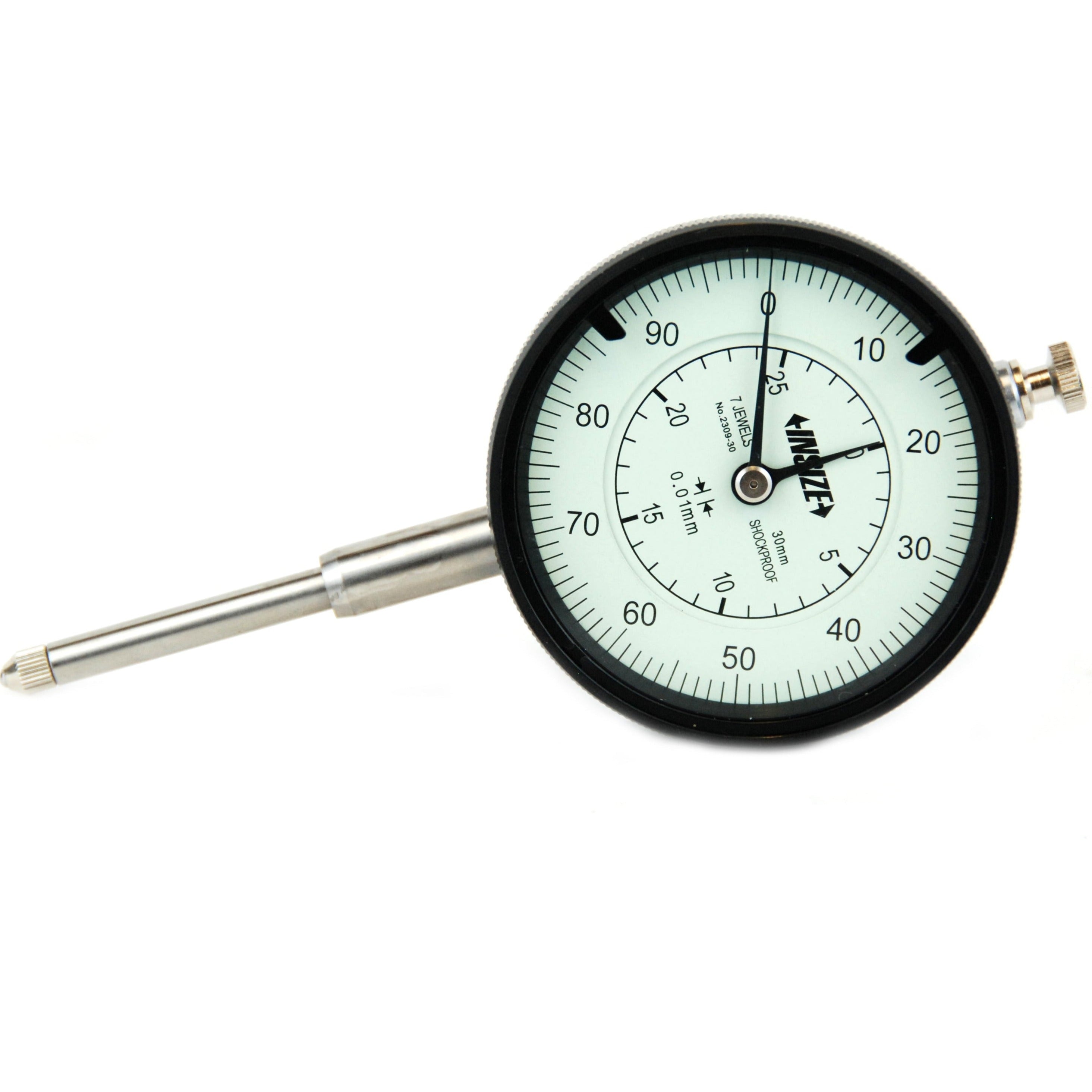 Insize Metric Long Stroke Dial Indicator 30mm Range Series 2309-30