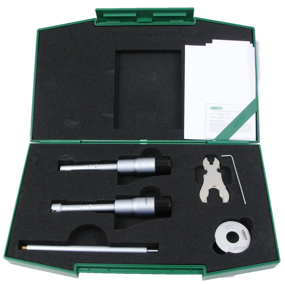 Insize Three Point Internal Micrometer Set 20-50mm Range Series 3227-504