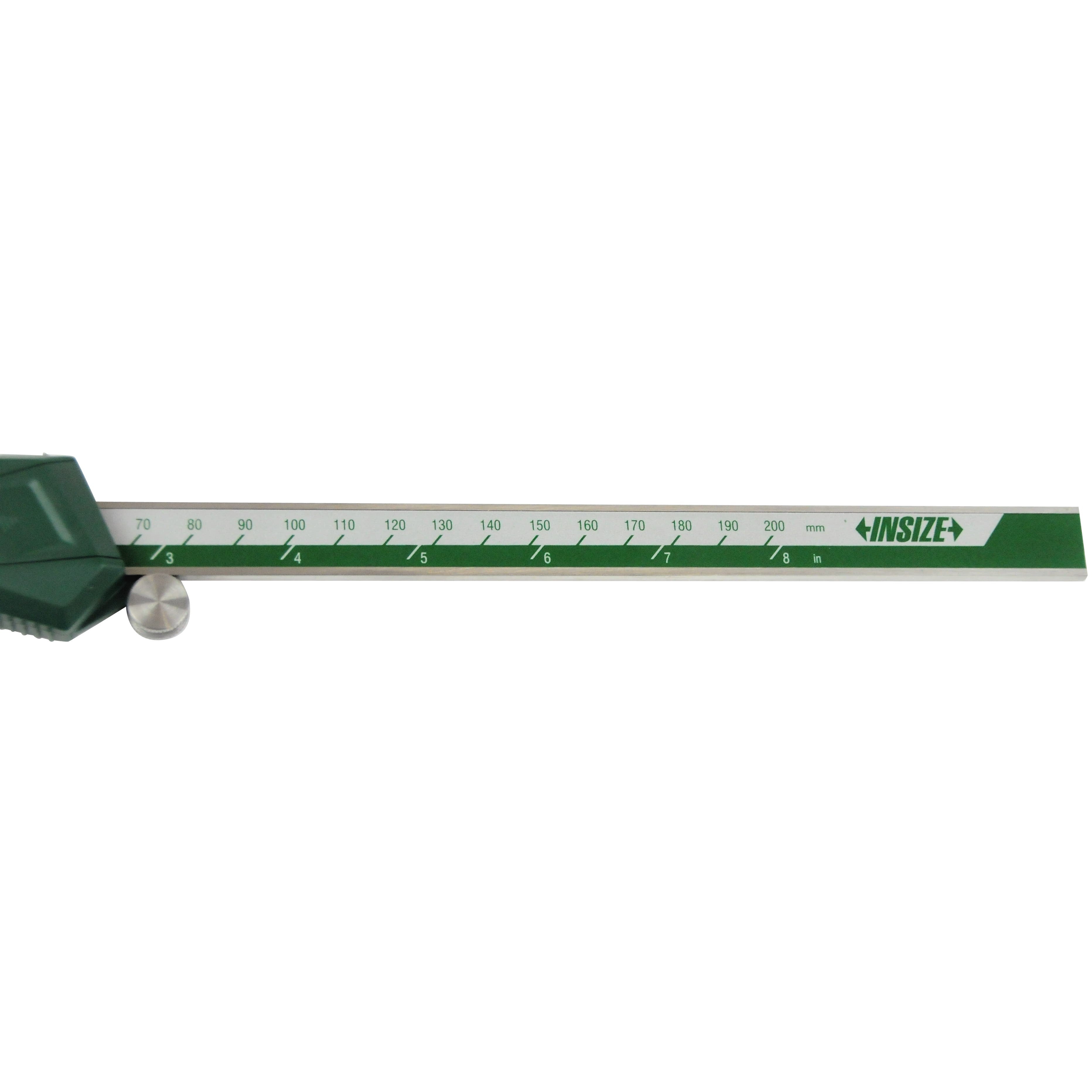 Insize Digital Caliper With Ceramic Tipped Jaws 0-200mm/0-8" Range Series 1193-200