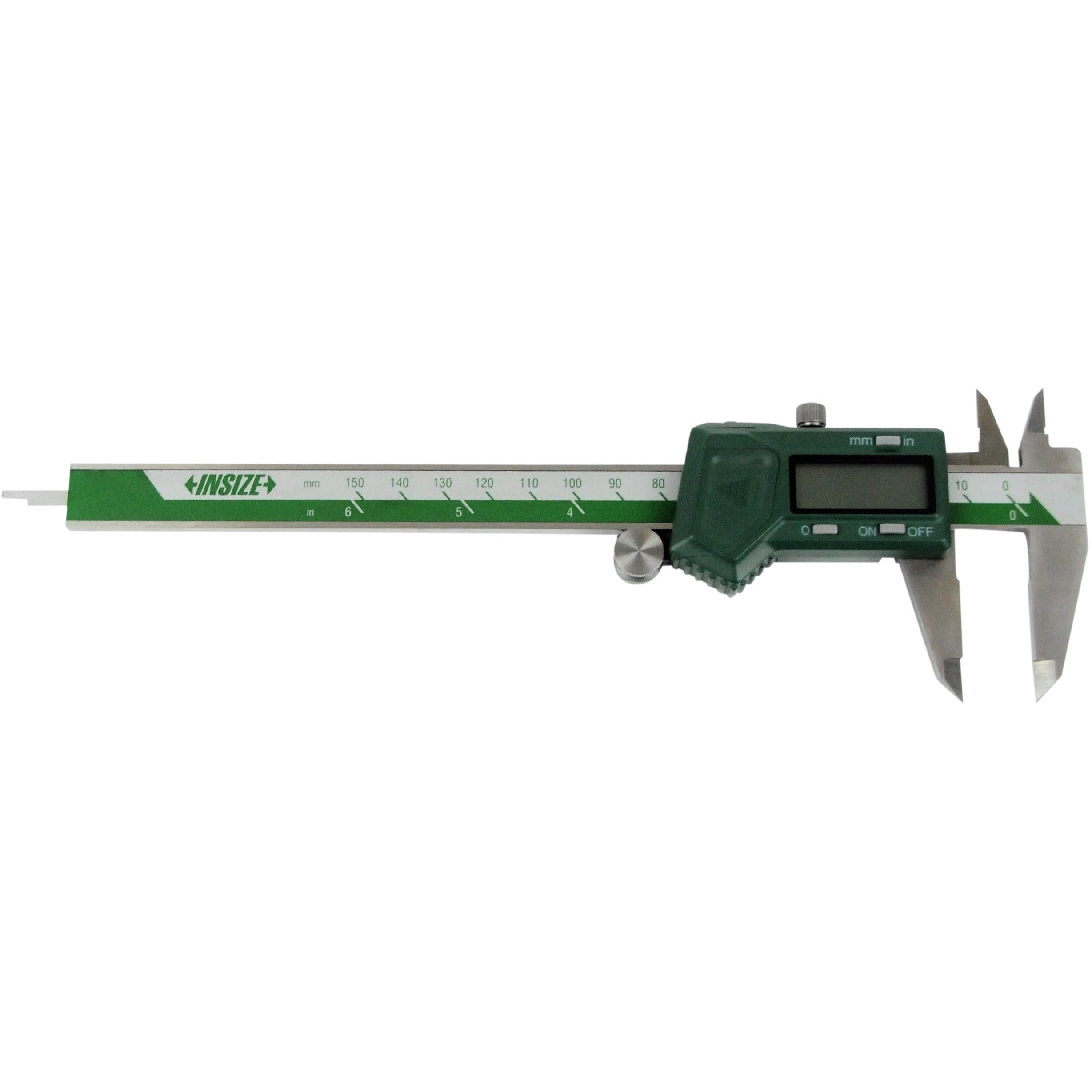 Insize Left Hand Digital Caliper 0-150mm/0-6" Range Series 1130-150