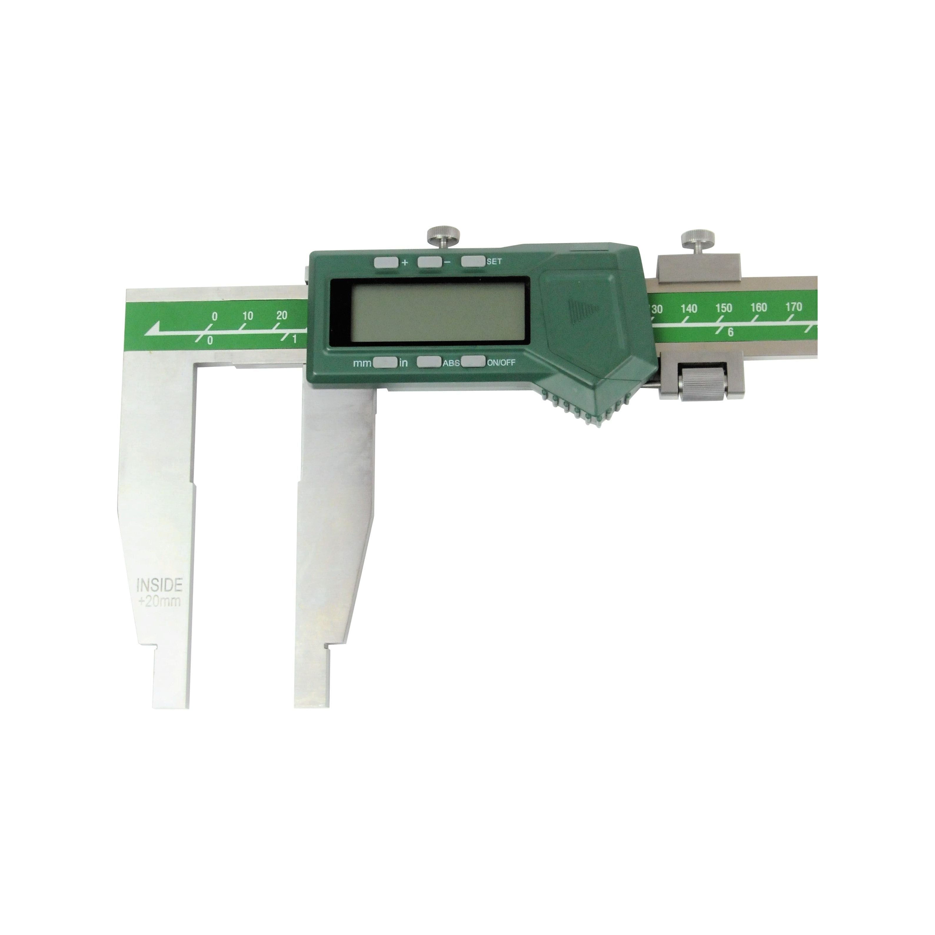 Insize Long Jaw Digital Caliper  0- 500mm / 0-20" Range Series 1106-501