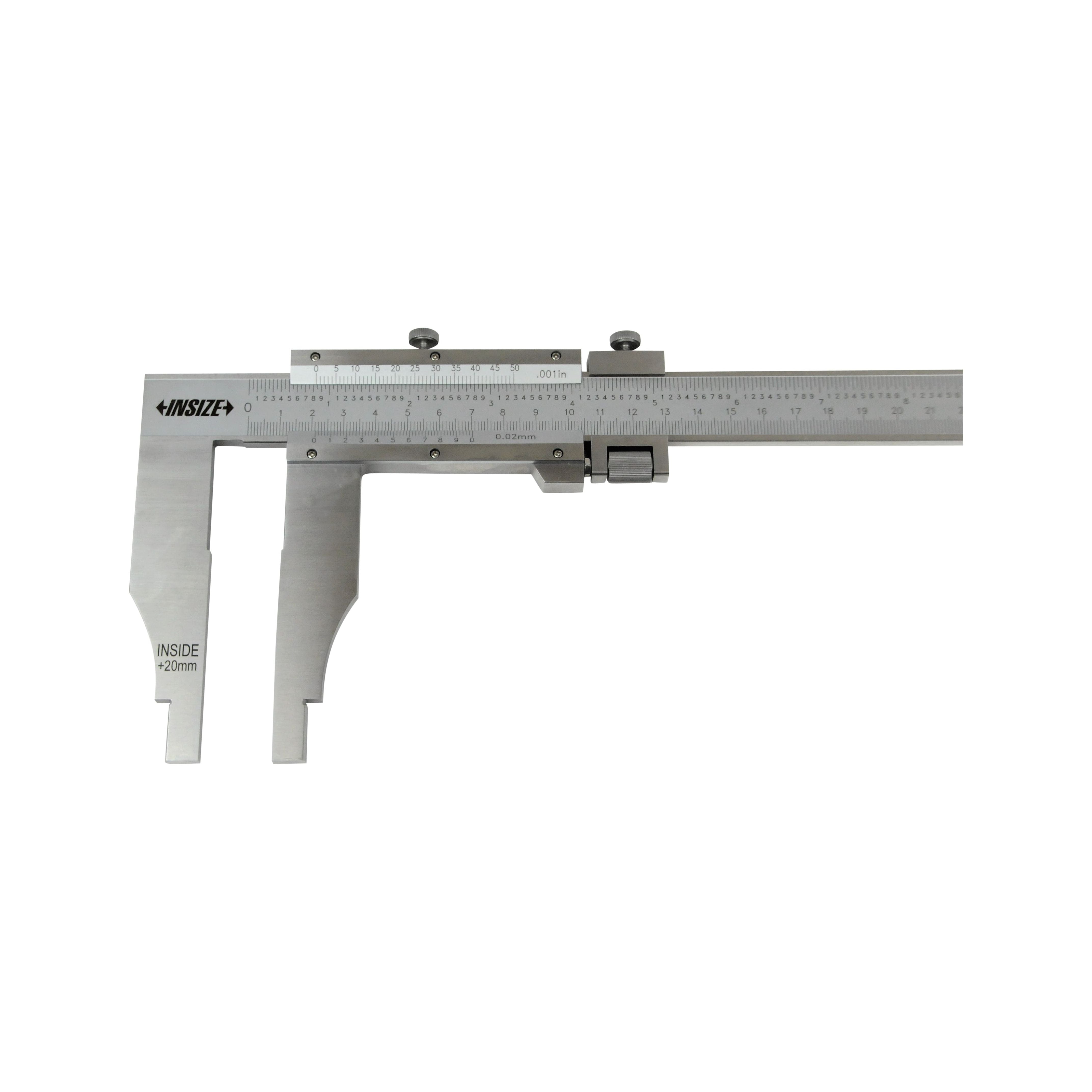 Insize Vernier Caliper 0-500mm/0-20" Range Series 1214-500