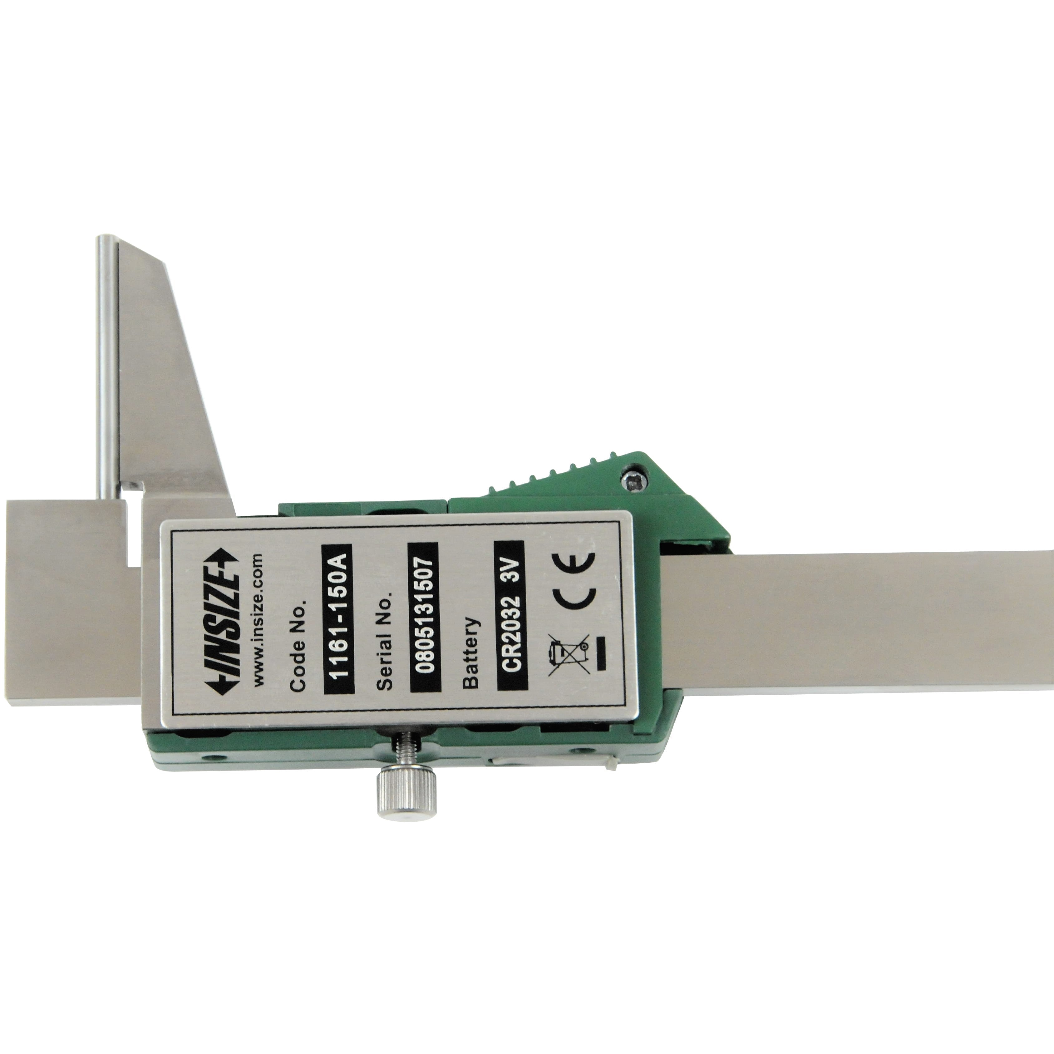 Insize Digital Tube Thickness Caliper 0-150mm/0-6" Range Series 1161-150A