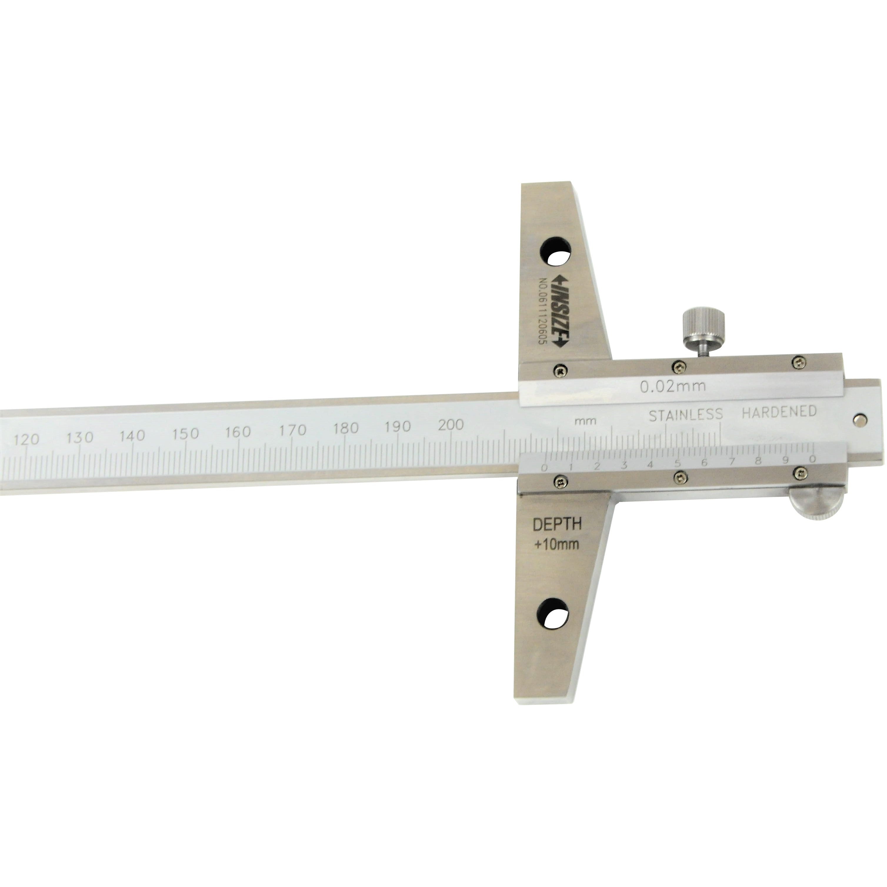 Insize Vernier Hook Depth Gauge 0-200mm Range Series 1248-2001