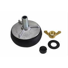 Aluminium Alloy pipe plug with 13 mm bypass 112-130 mm - Twin Eagle Imports