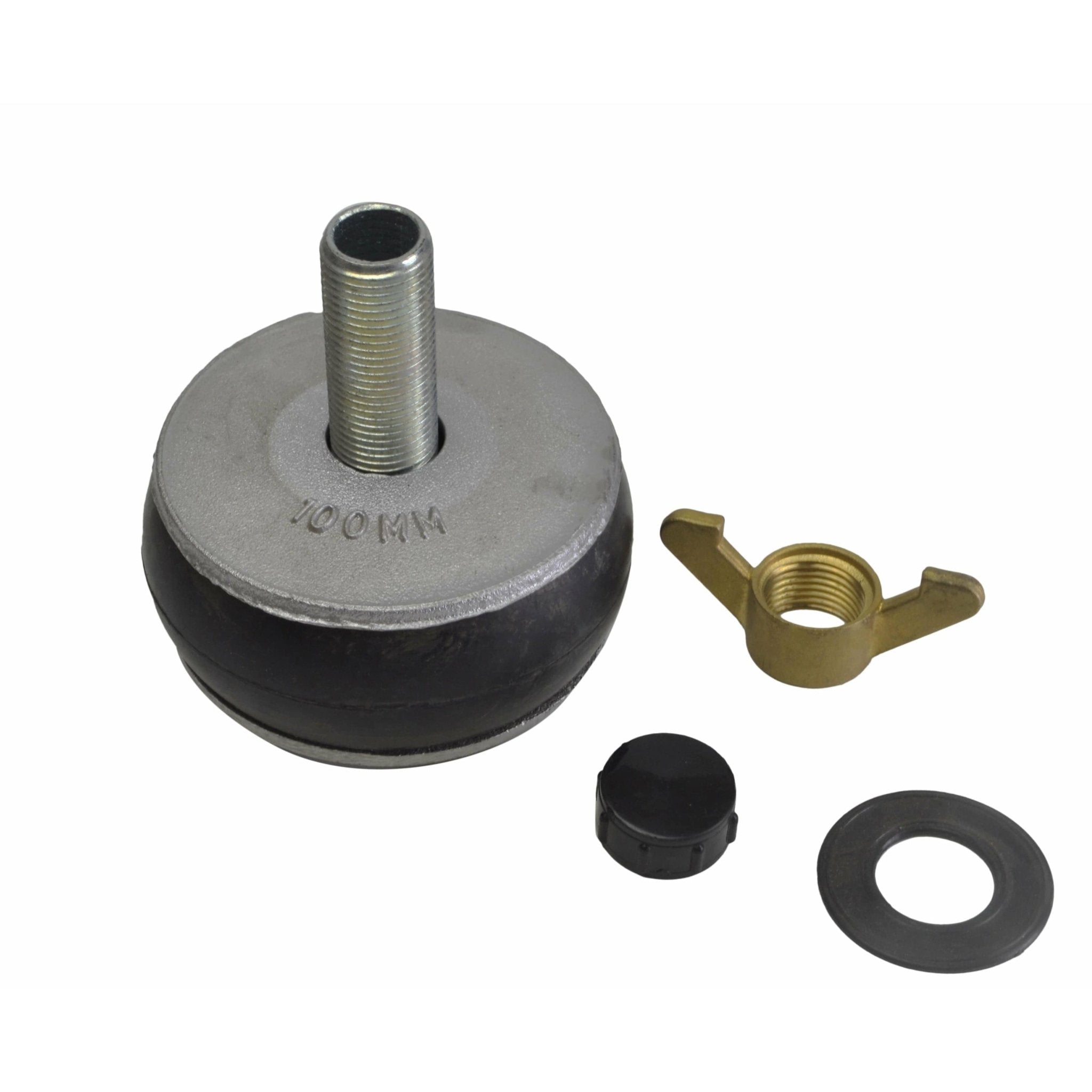 Aluminium Alloy pipe plug with 13 mm bypass 94-110mm - Twin Eagle Imports