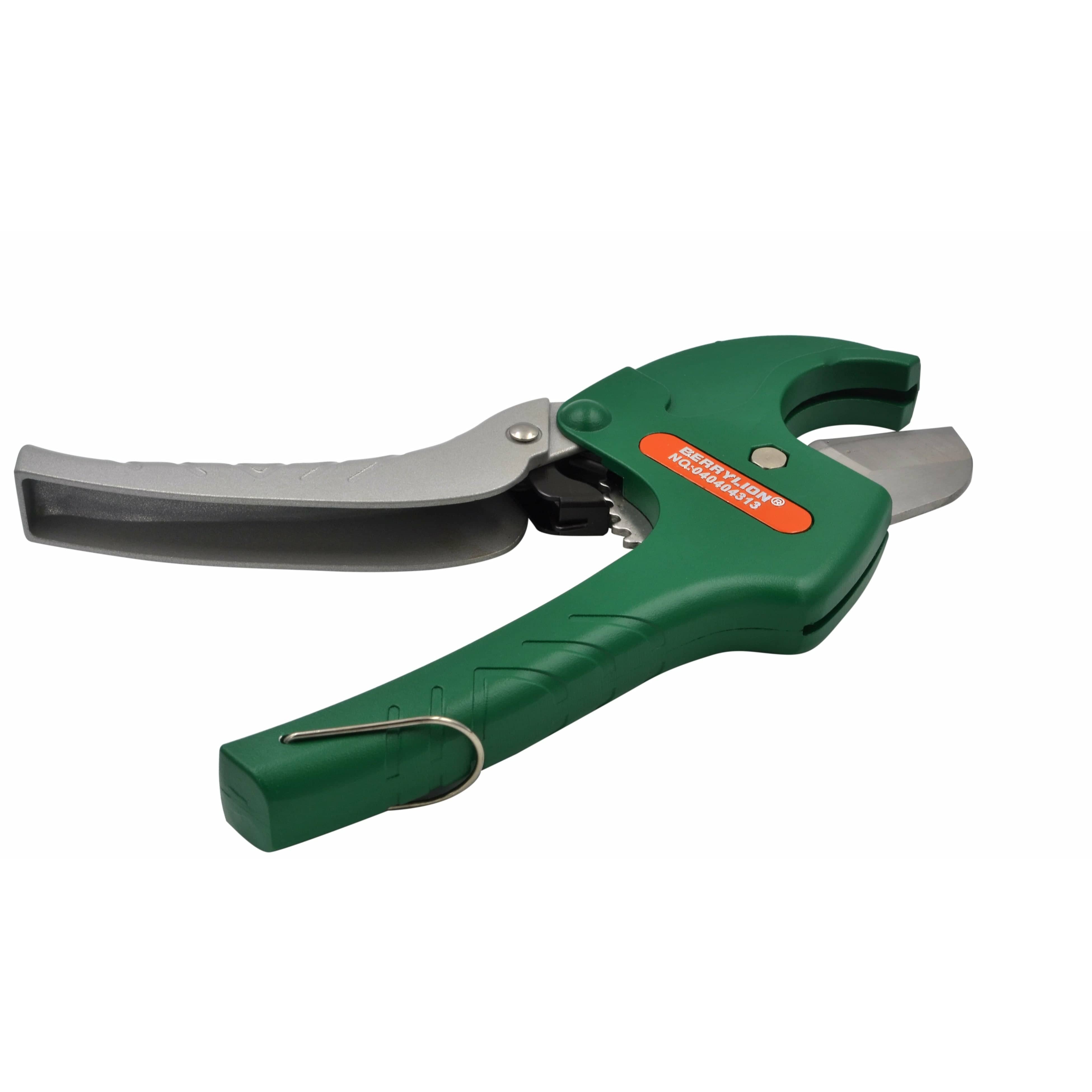 Berrylion Hose Cutter 42mm PVC Pipe Cutter Hose Conduit Pliers Poly Tube Ratchet Cutters