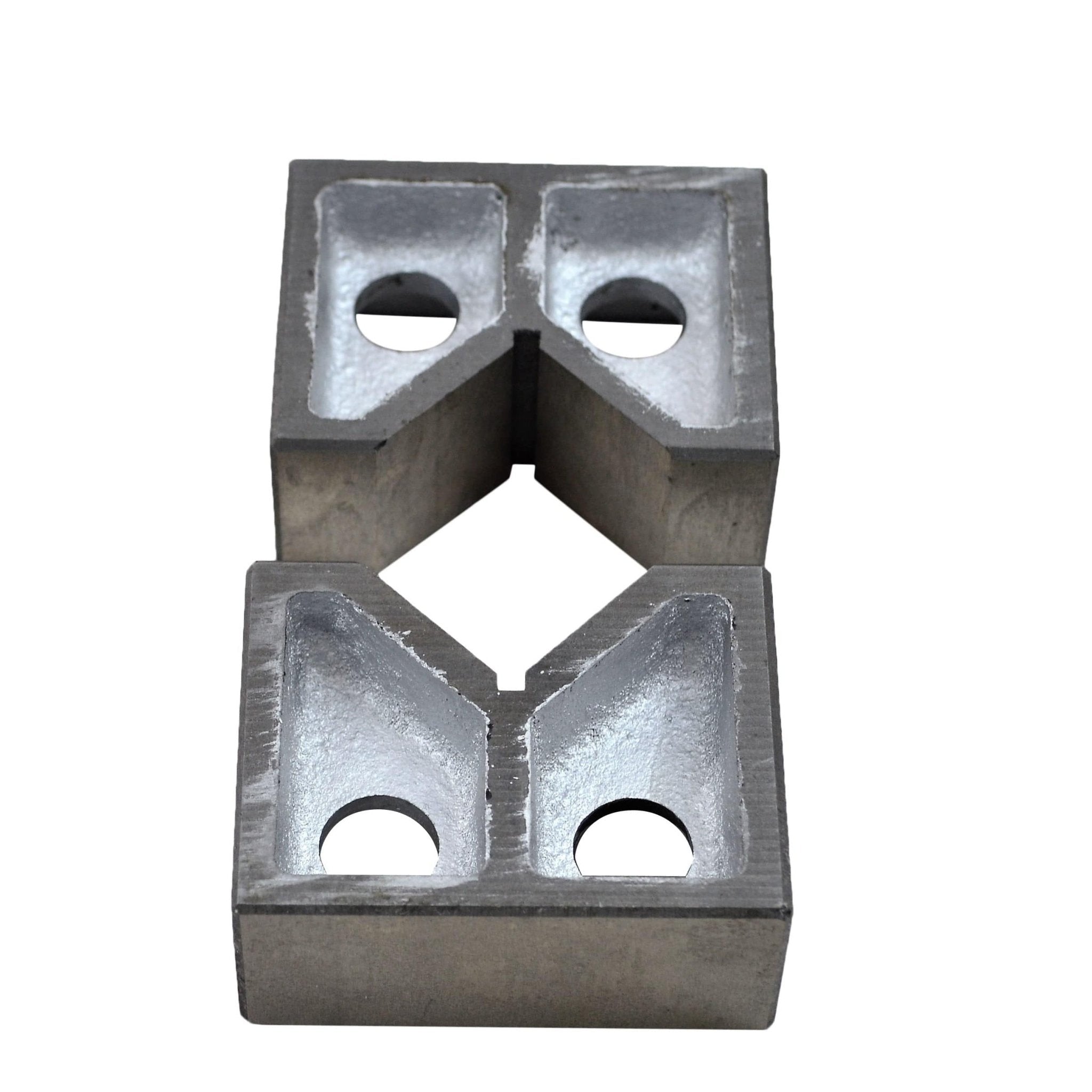 Cast Iron V-Block Matched Pair – 3" (75mm) - Twin Eagle Imports