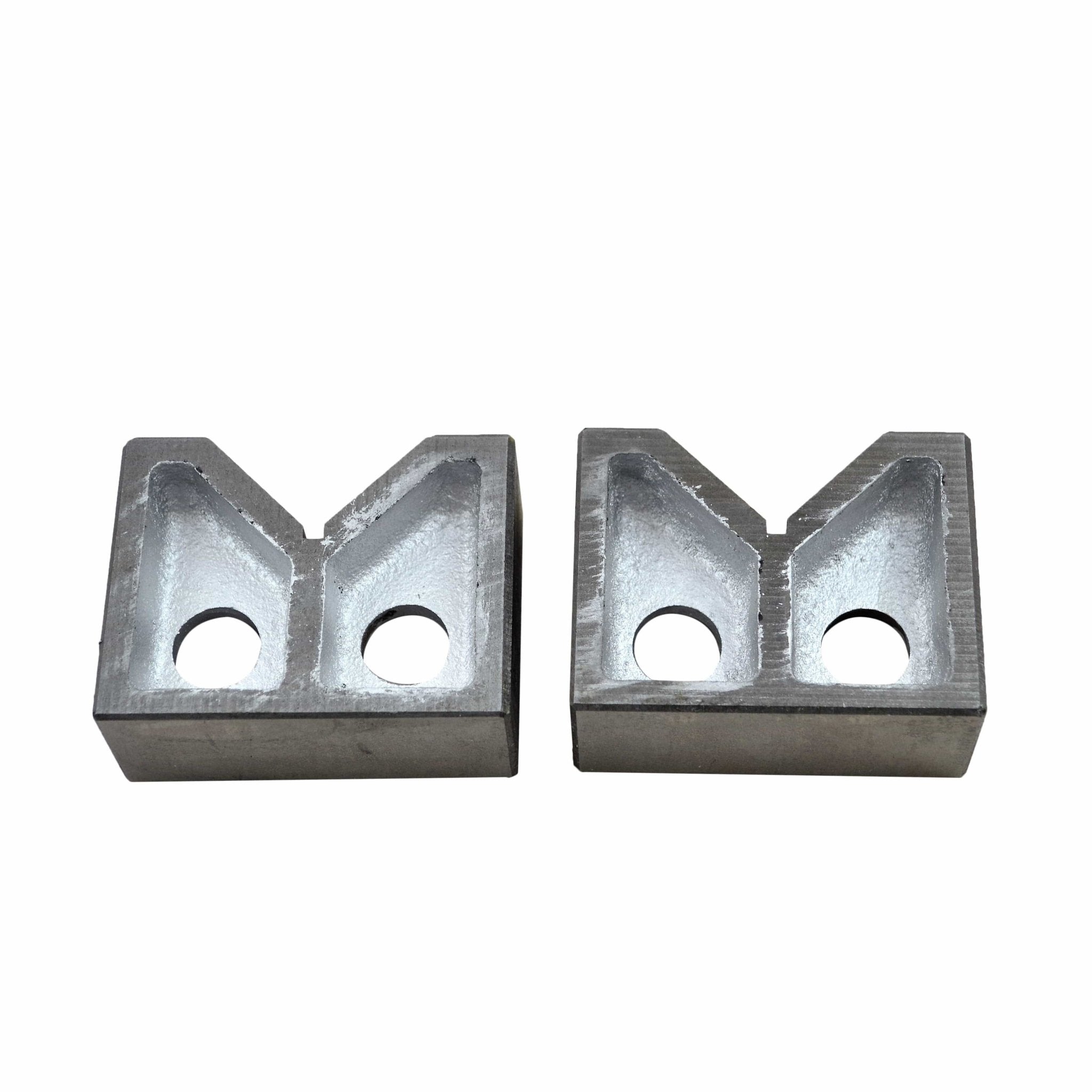 Cast Iron V-Block Matched Pair – 3" (75mm) - Twin Eagle Imports