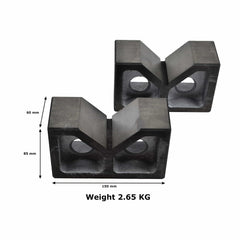 Cast Iron V-Block Matched Pair – 6" (150mm) - Twin Eagle Imports