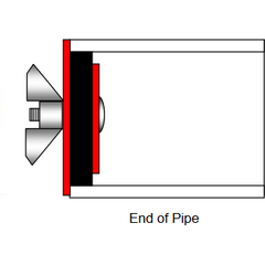 Testite 100mm 4" expanding blocking plug 115 OPE 100