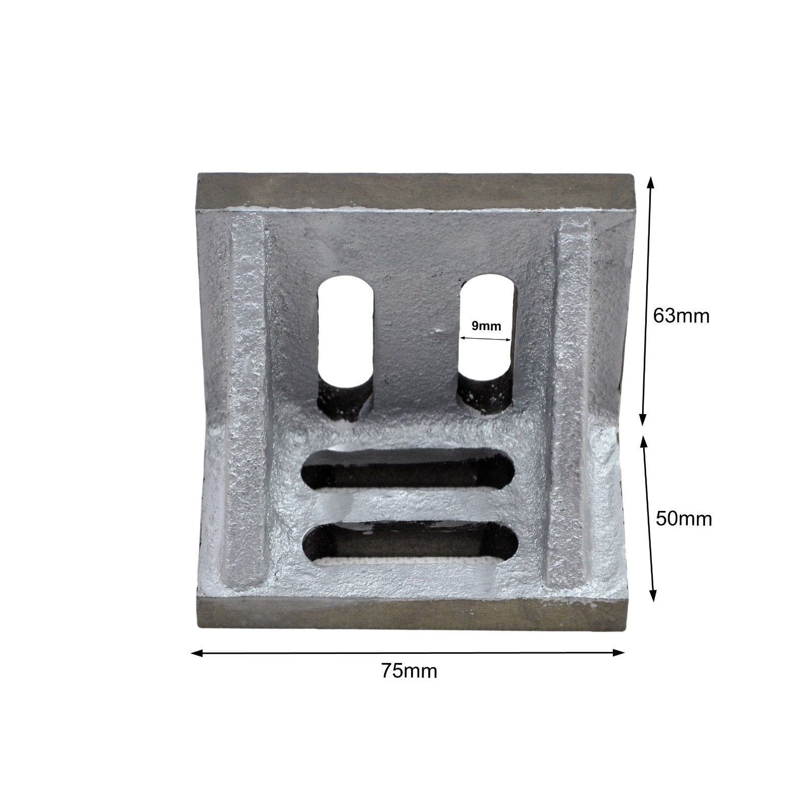 Harlingen Angle Plate Angle Plate 3x2.5x2" Slotted and Webbed