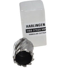 Harlingen Annular Cutter 37 x 25mm D.O.C HSS Weldon Shank Annular Cutter