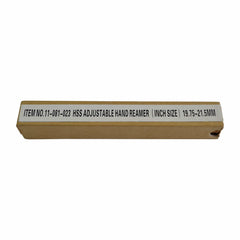 HSS Blade Adjustable Expanding Hand Reamer 19.75-21.5mm without Guide - Twin Eagle Imports