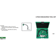 Insize 3pc Measuring Tool Set 5031 - Twin Eagle Imports