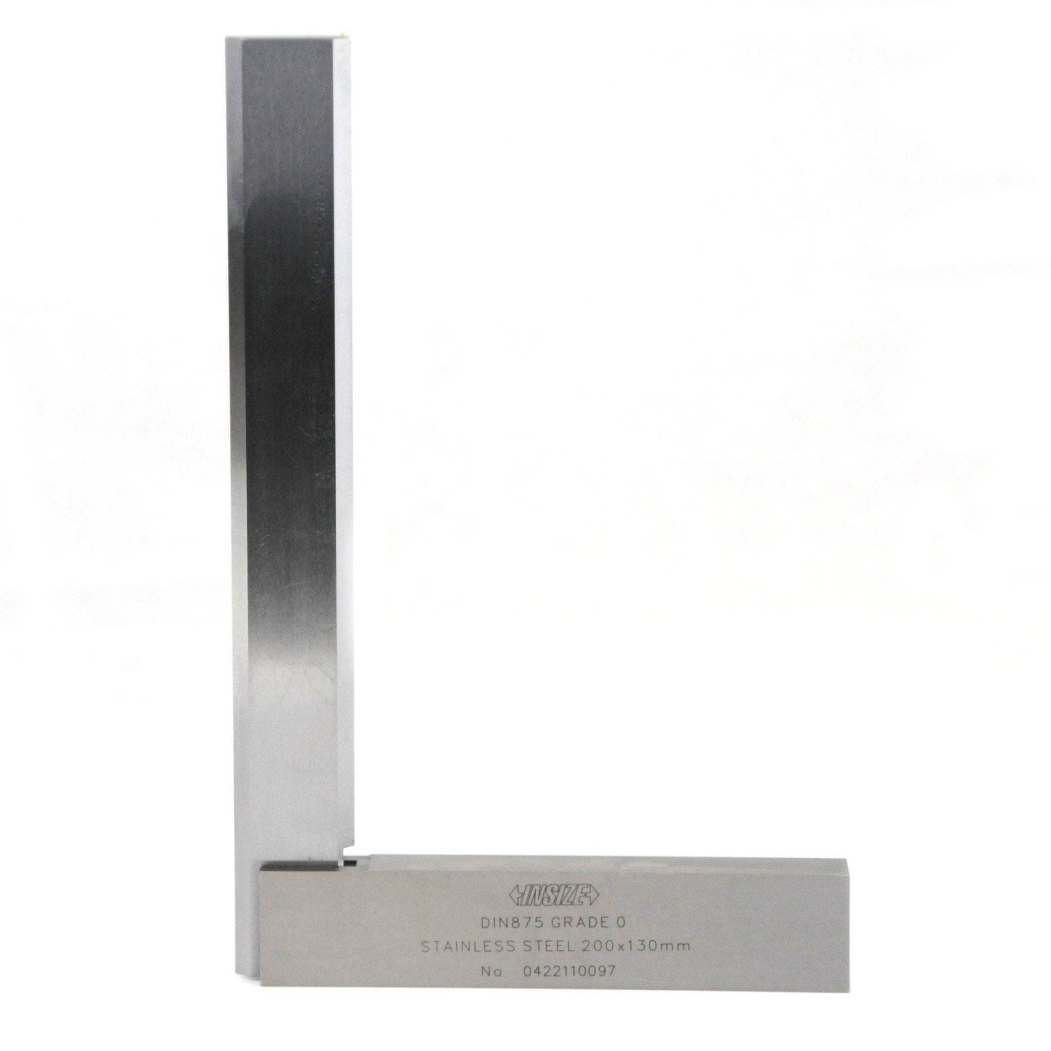 Insize 90° Bevelled Edge Square 200x130mm Range Series 4795-200 - Twin Eagle Imports