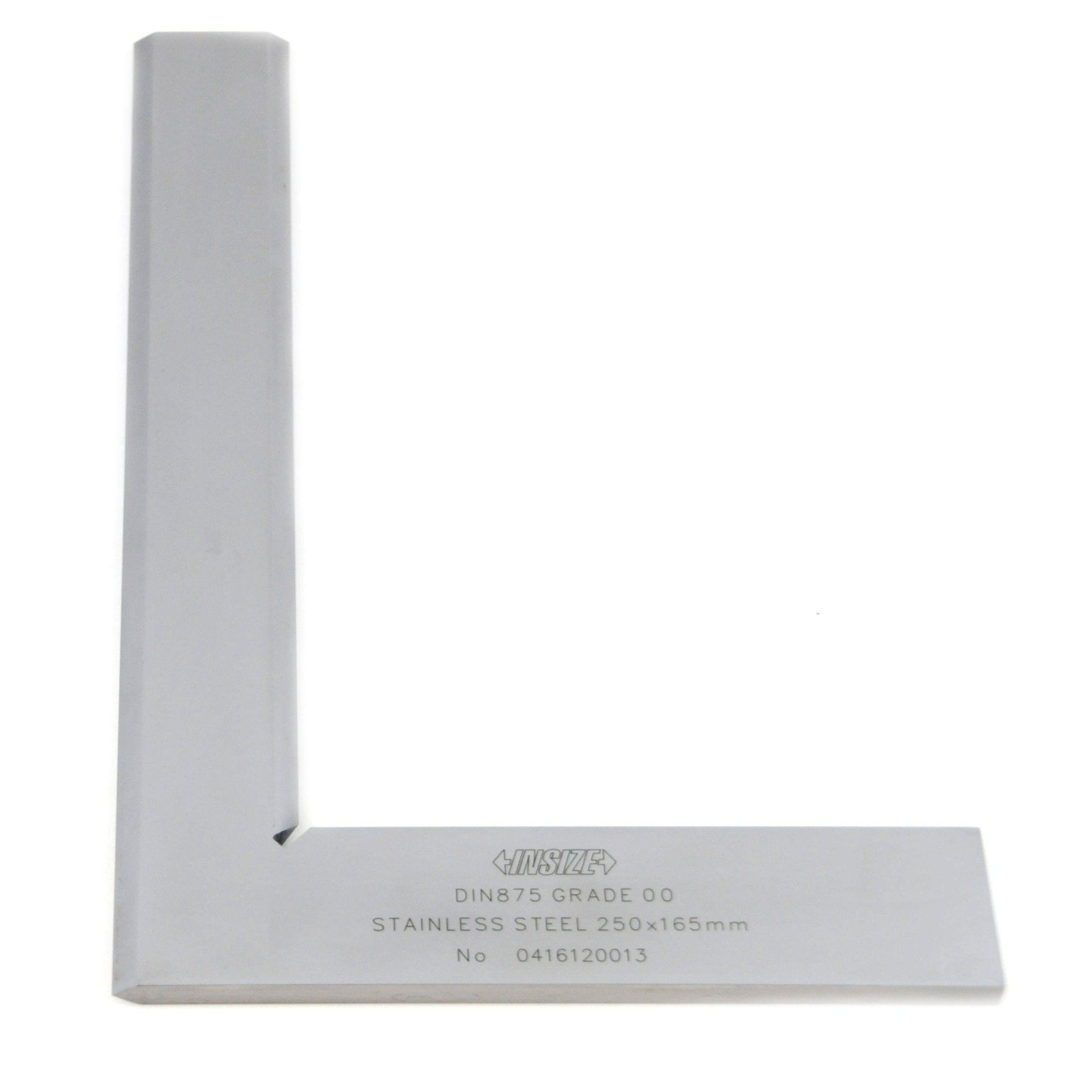 Insize 90° Bevelled Edge Square 250x165mm Range Series 4790-0250 - Twin Eagle Imports
