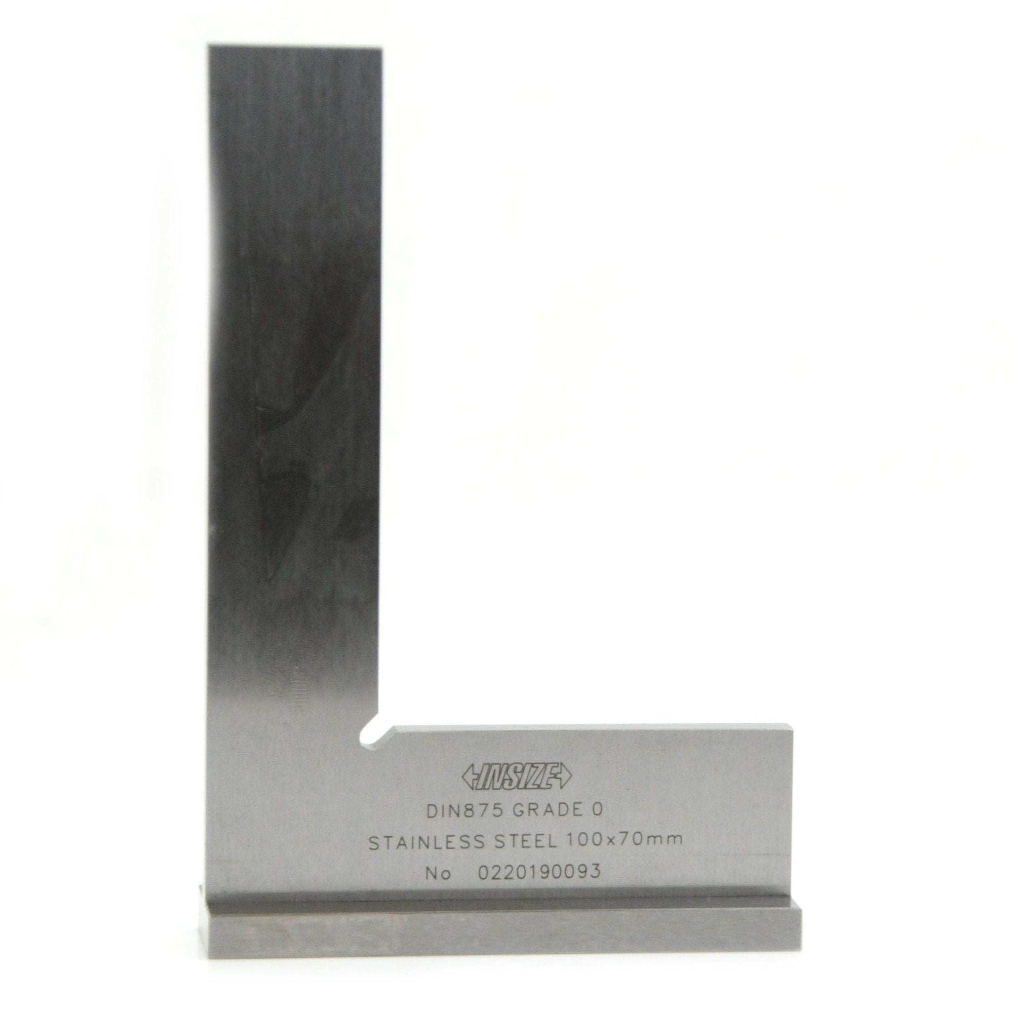 Insize 90° Flat Edge Square 100x70mm Range Series 4793-100 - Twin Eagle Imports