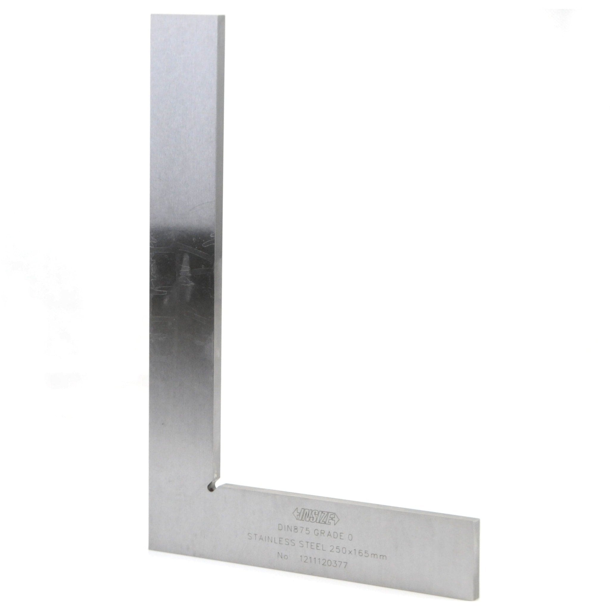 Insize 90° Flat Edge Square 250x165mm Range Series 4791-250 - Twin Eagle Imports
