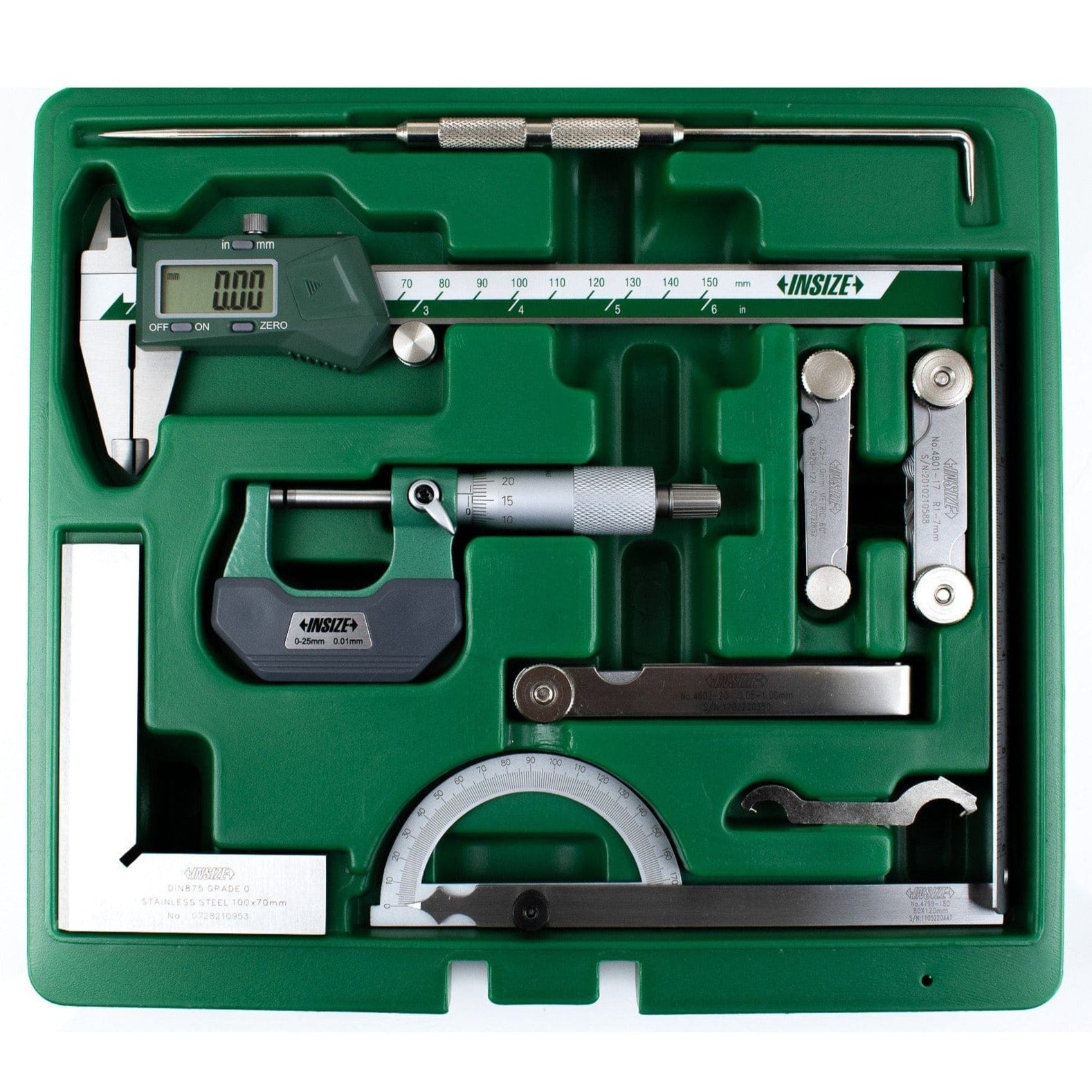 Insize 9pc Measuring Tool Set Series 5091 - Twin Eagle Imports