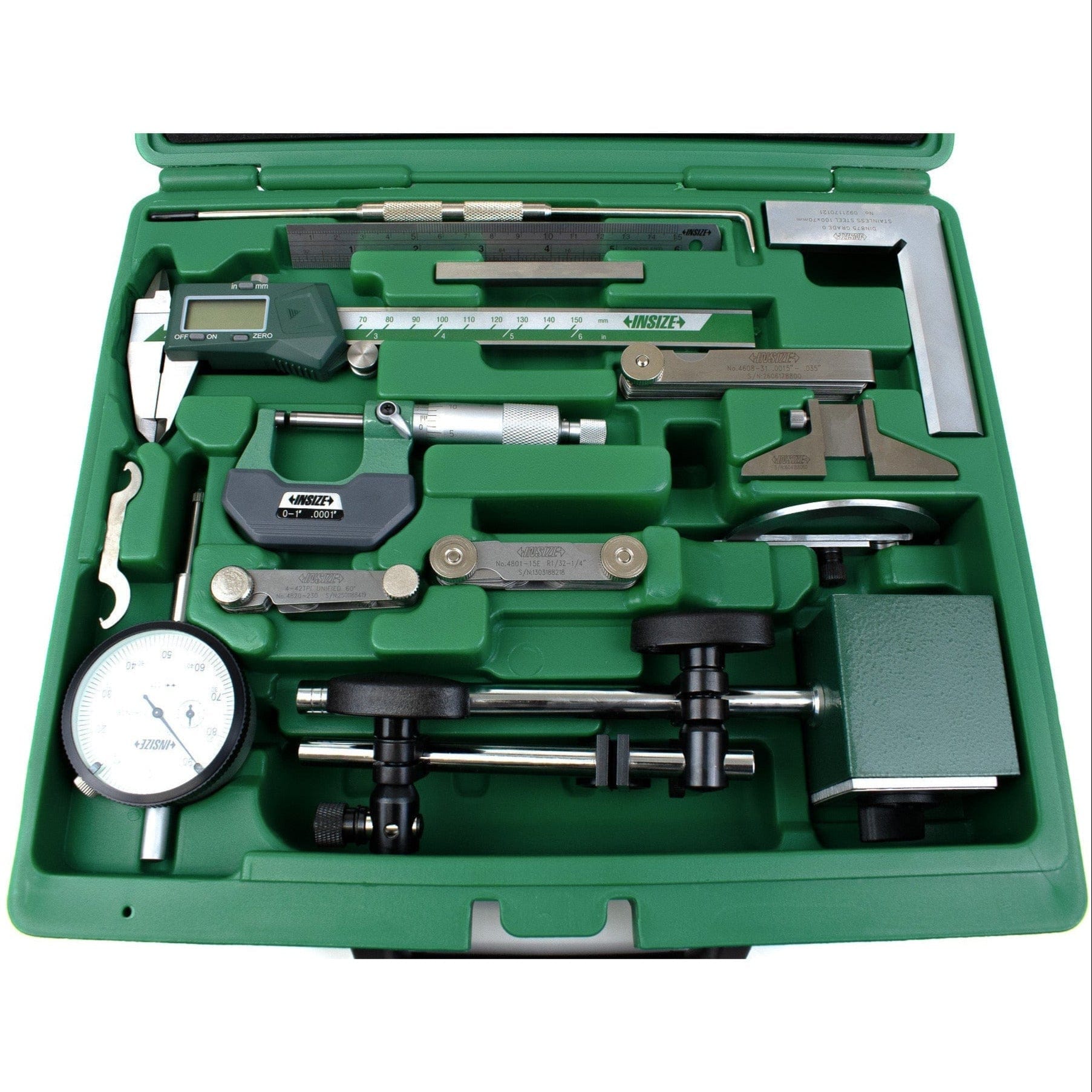 INSIZE Comprehensive 13 Piece Measuring Tool Kit Series 5013-E - Twin Eagle Imports