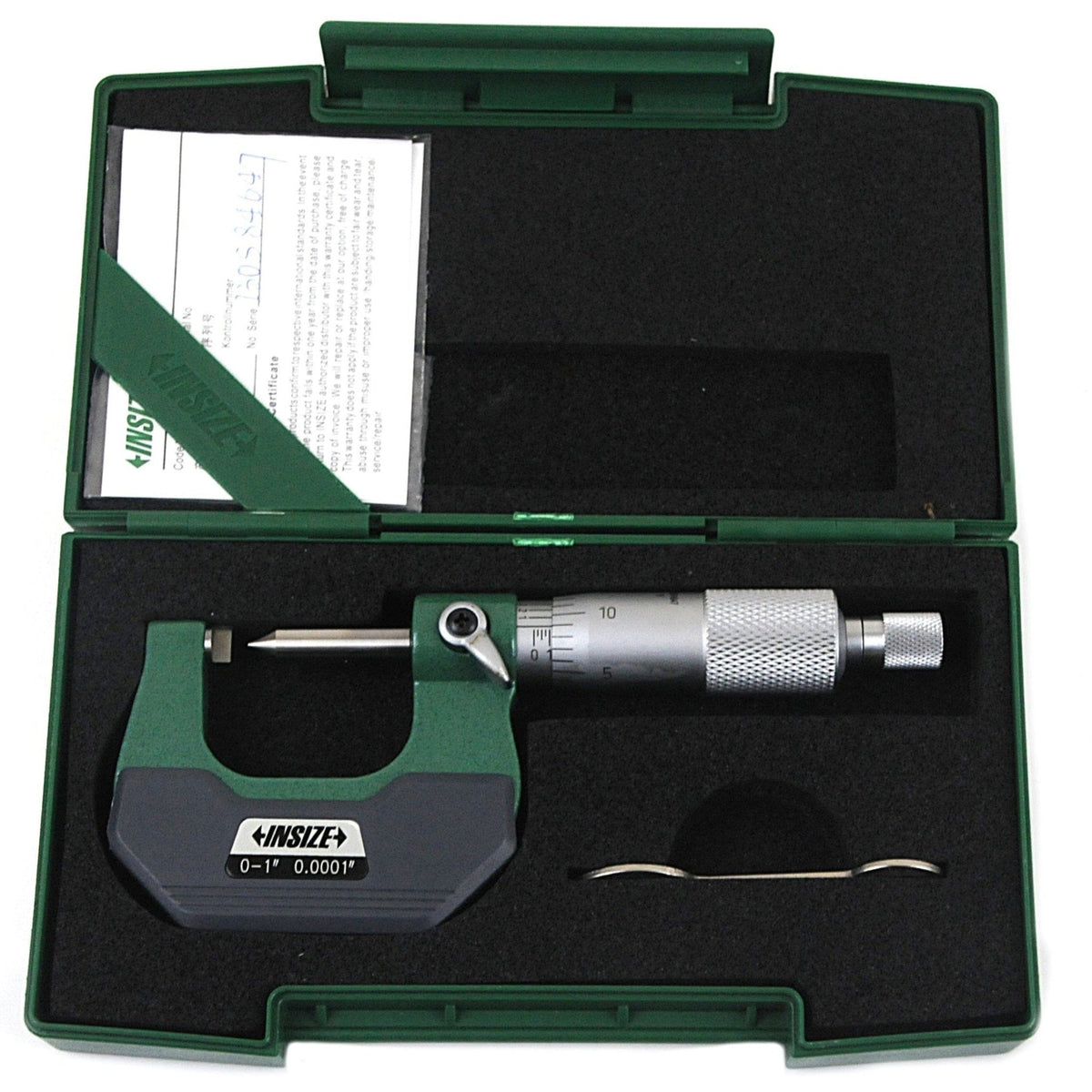 Insize Crimp Height Micrometer 0-1" Range Series 3266-1 - Twin Eagle Imports