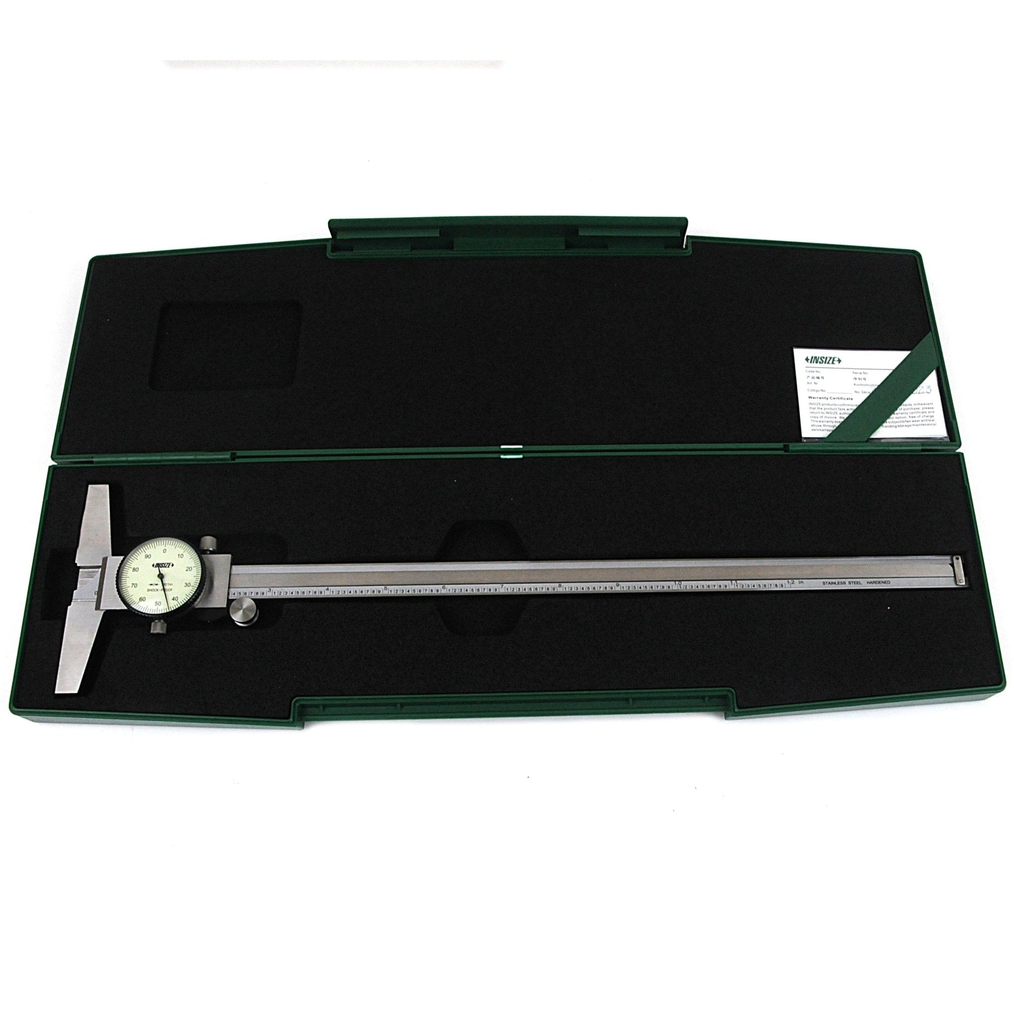 Insize Dial Caliper 0-12" Range Series 1348-12 - Twin Eagle Imports