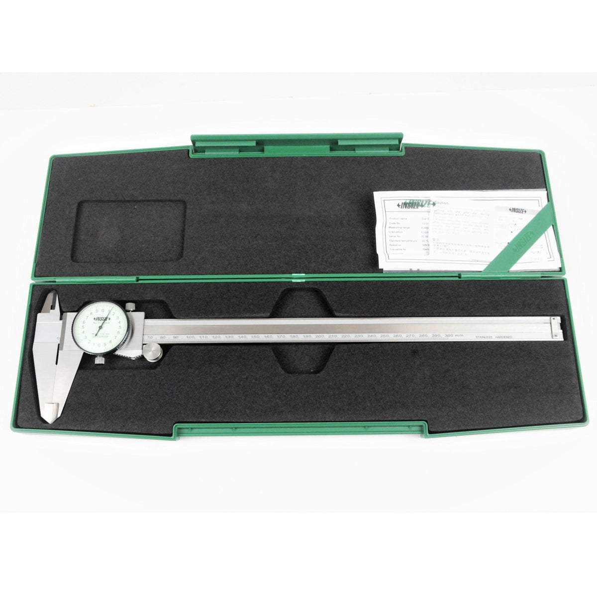Insize Dial Caliper 0-300mm Range Series 1312-300A - Twin Eagle Imports