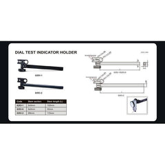 Insize Dial Test Gauge Indicator Holder Square 4" Stem Series 6293-1 - Twin Eagle Imports