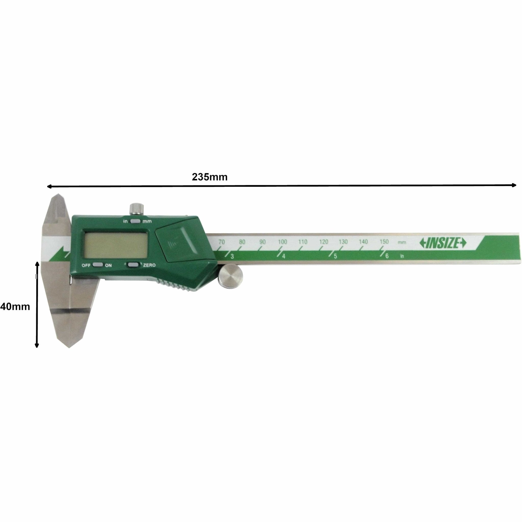 Insize Digital Blade Caliper 0-150mm / 0-6" Range Series 1188-150A - Twin Eagle Imports