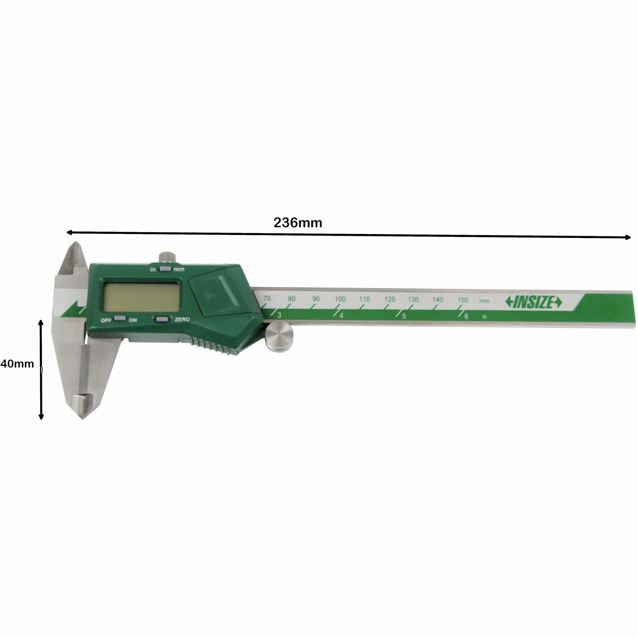 Insize Digital Caliper TCT 0-150mm/0-6" Range Series 1110-150A - Twin Eagle Imports