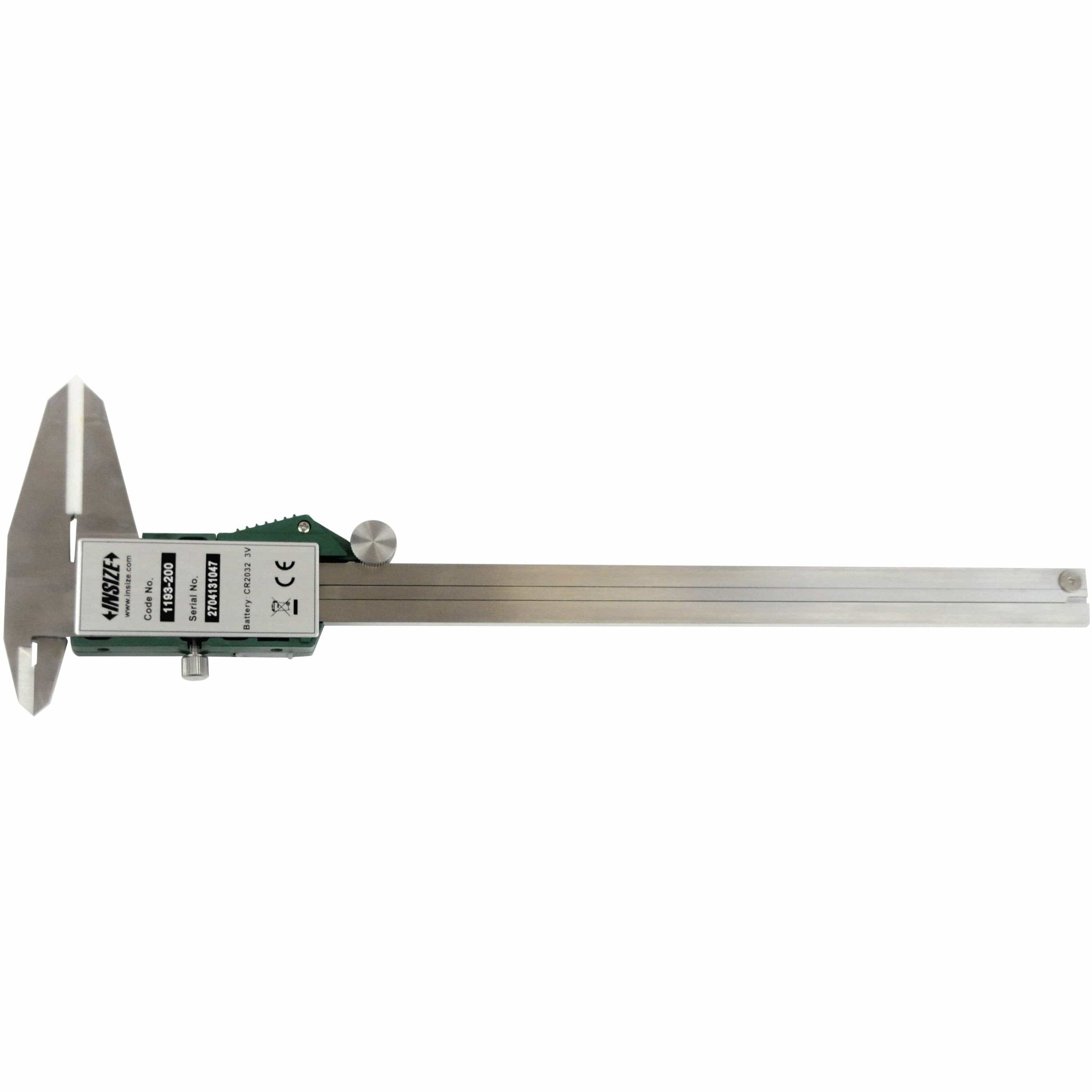 Insize Digital Caliper With Ceramic Tipped Jaws Range Series 1193-200 - Twin Eagle Imports