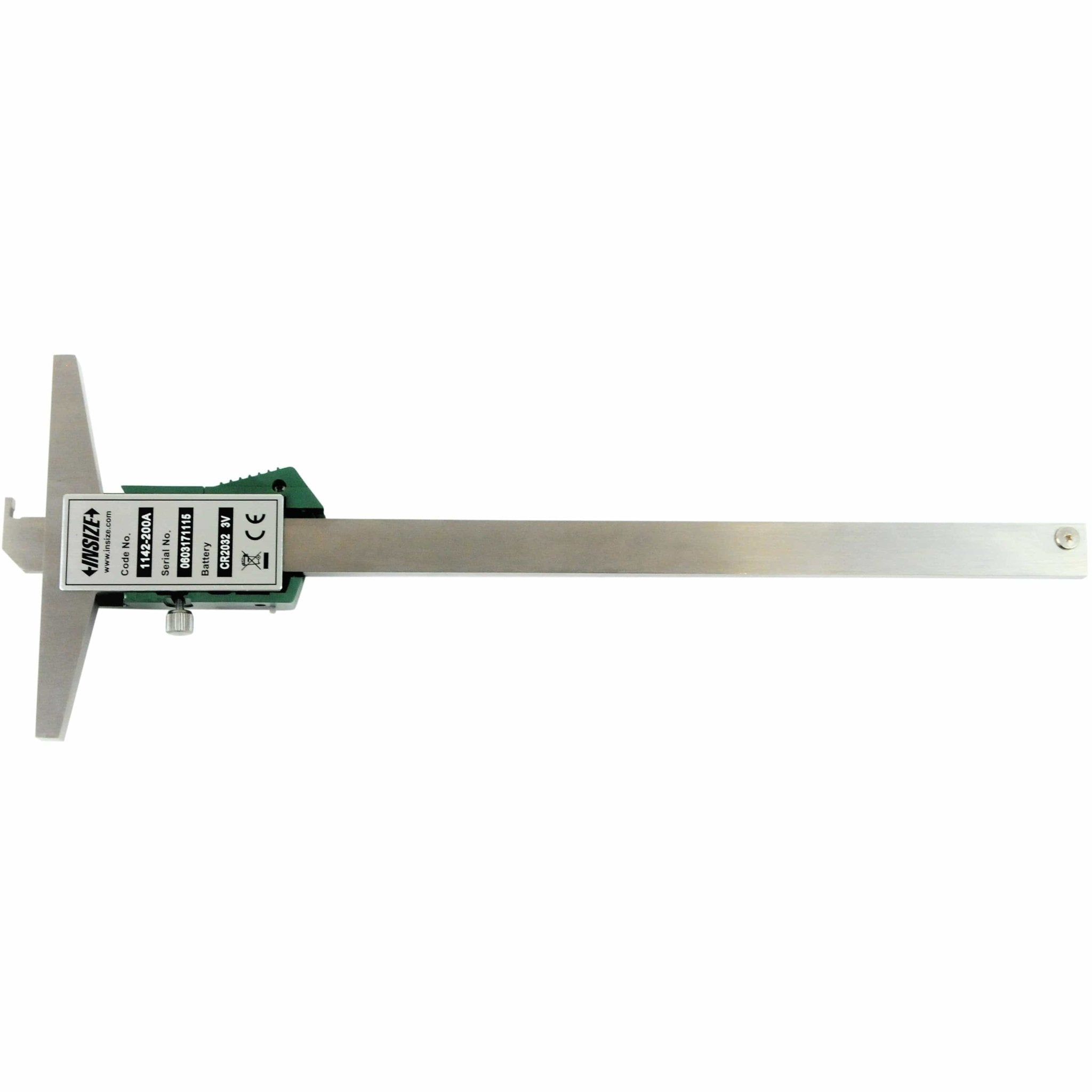 Insize Digital Hook Depth Gauge 0-200mm / 0-8" Range Series 1142-200A - Twin Eagle Imports