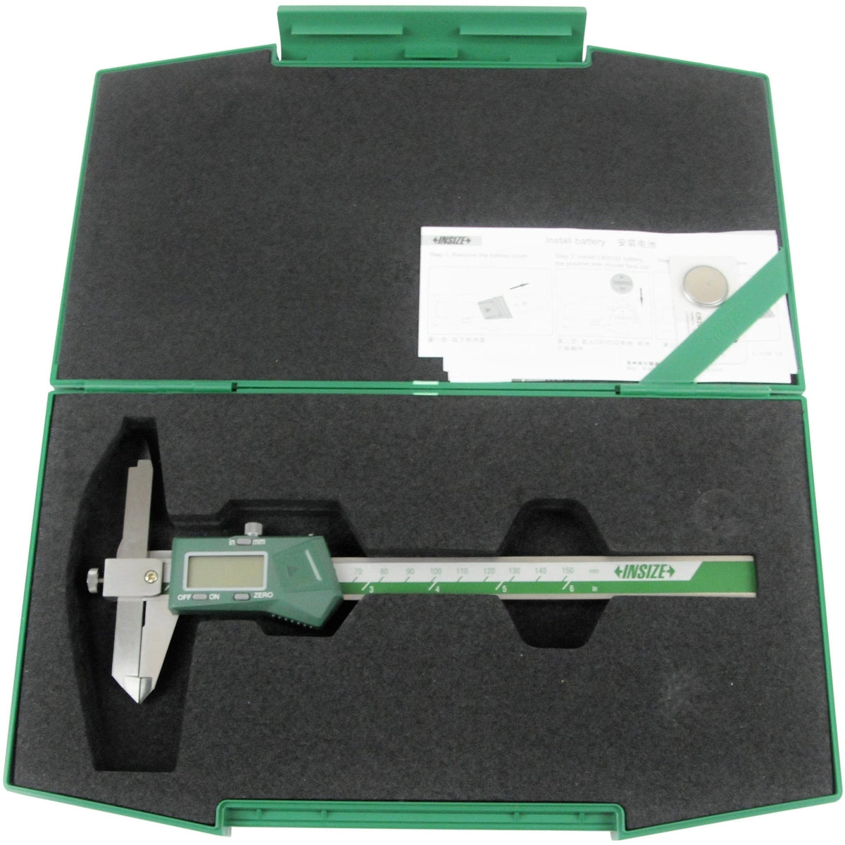 Insize Digital Offset Caliper 0-150mm/0-6" Range Series 1186-150A - Twin Eagle Imports