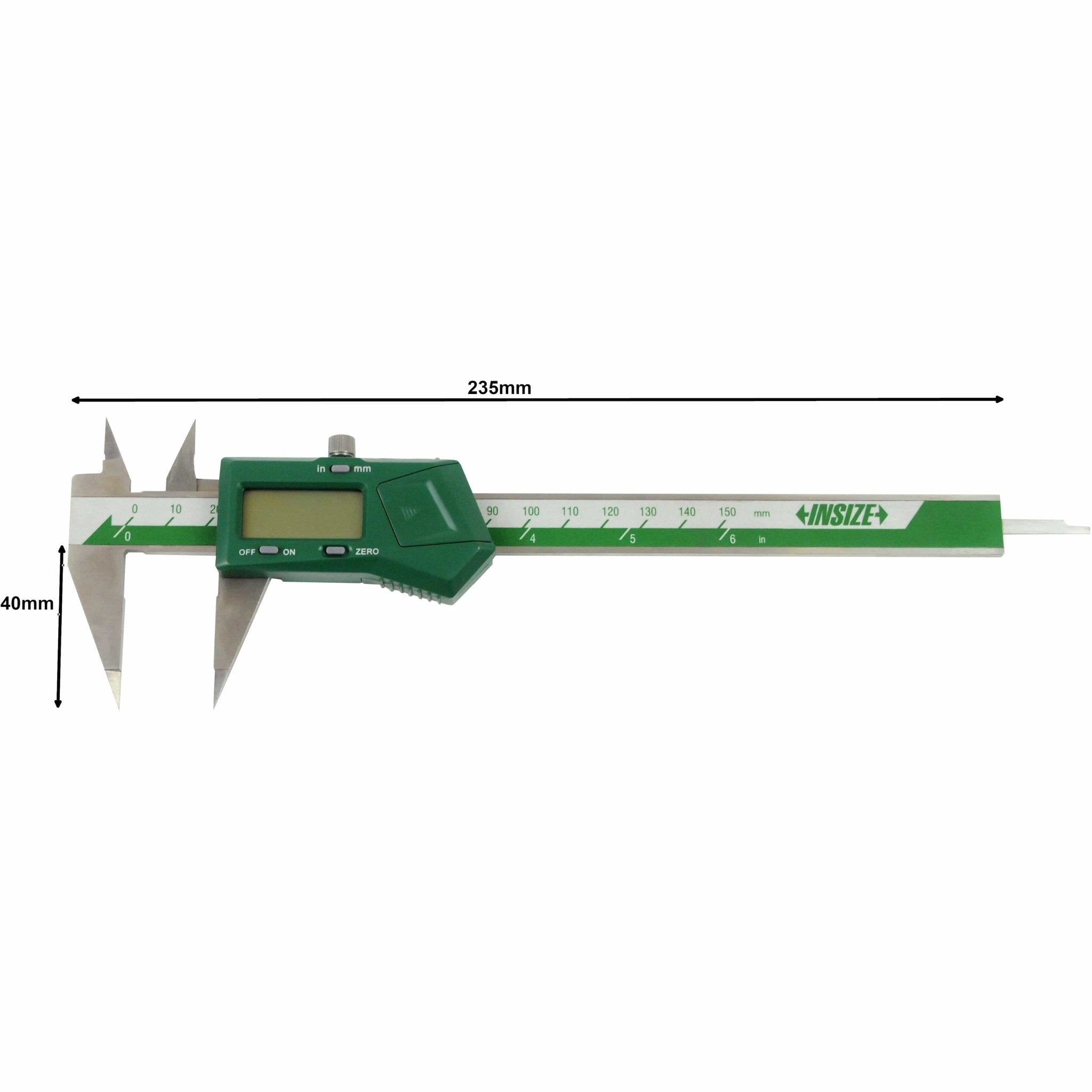 Insize Digital Point Caliper 0-150mm/0-6" Range Series 1183-150A - Twin Eagle Imports