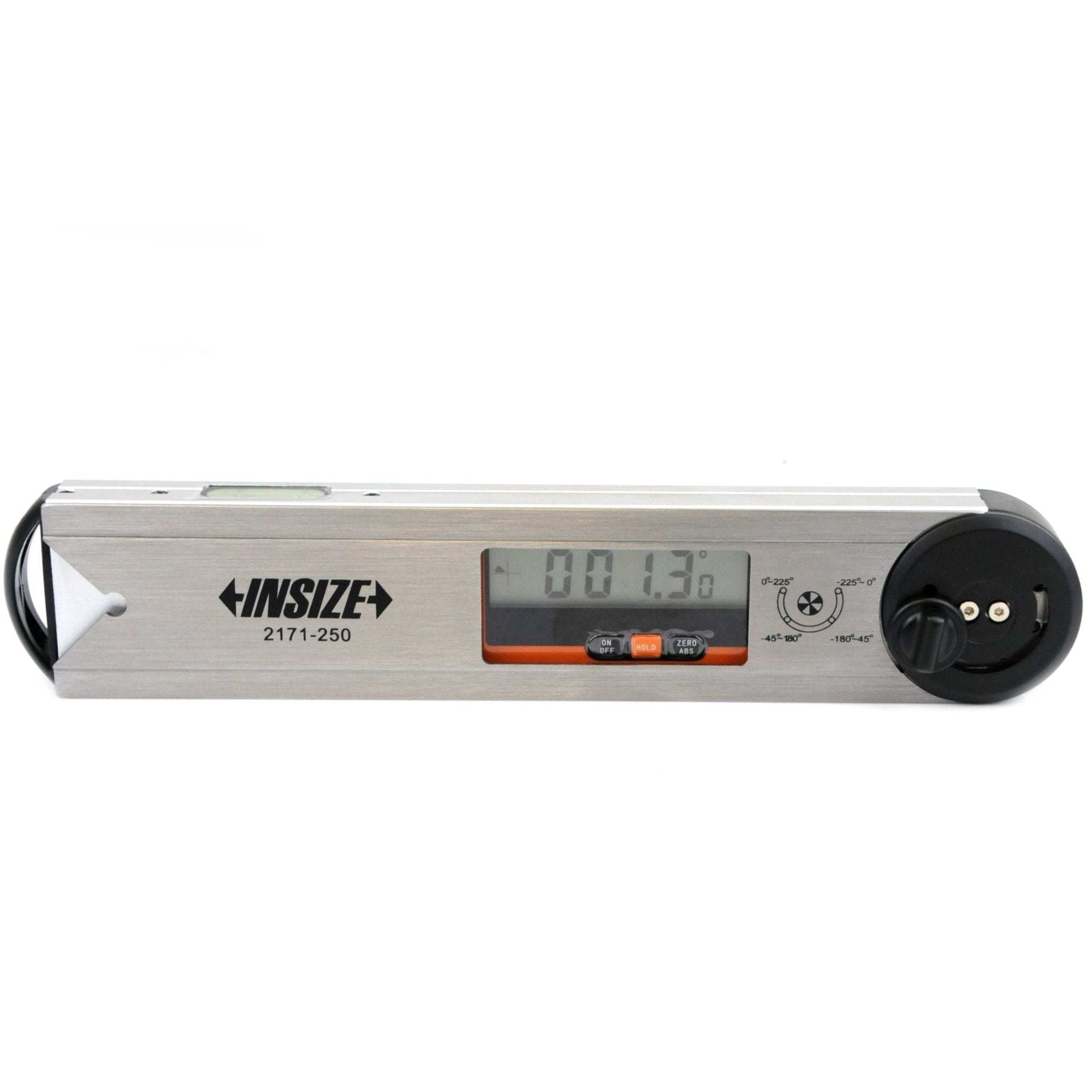 Insize Digital Protractor 250mm 0-360° Range Series 2171-250 - Twin Eagle Imports