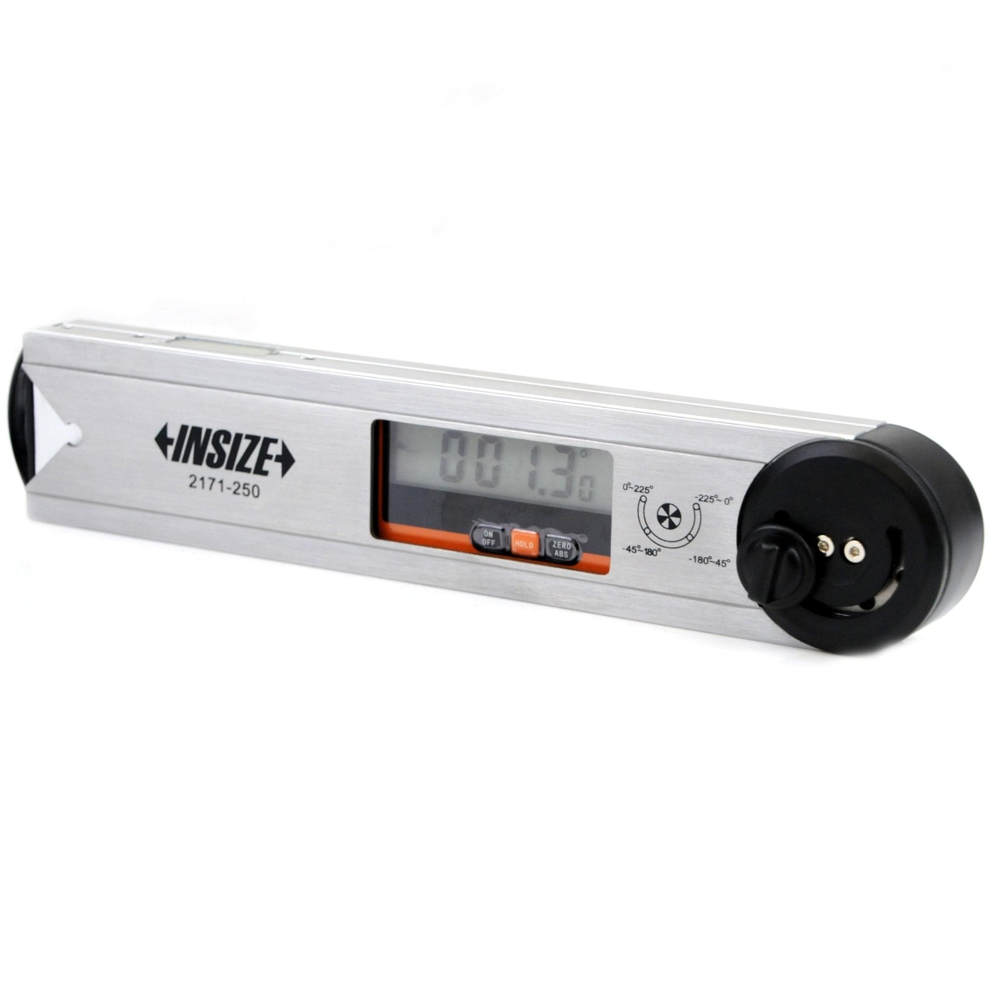Insize Digital Protractor 250mm 0-360° Range Series 2171-250 - Twin Eagle Imports