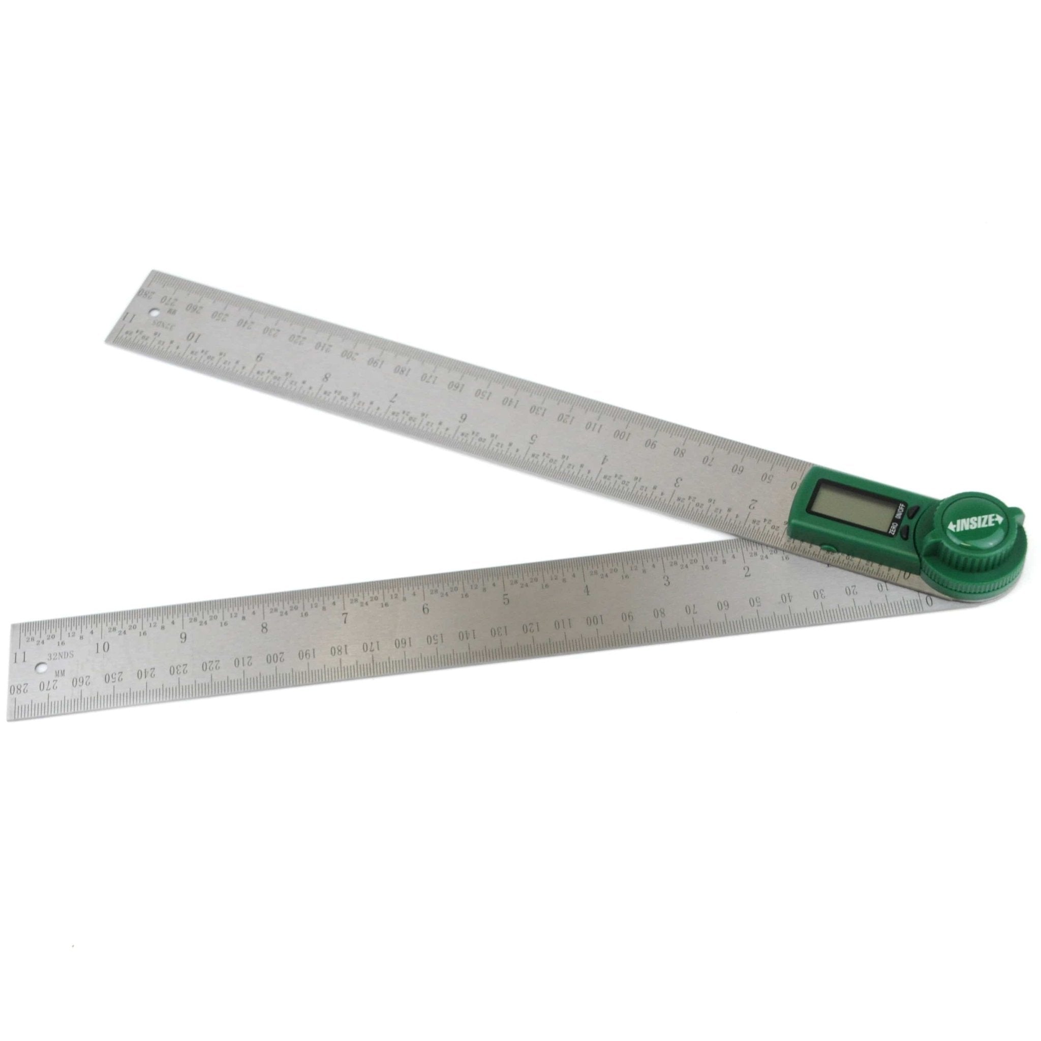 Insize Digital Protractor 250mm 0-360° Range Series 2171-250 - Twin Eagle Imports