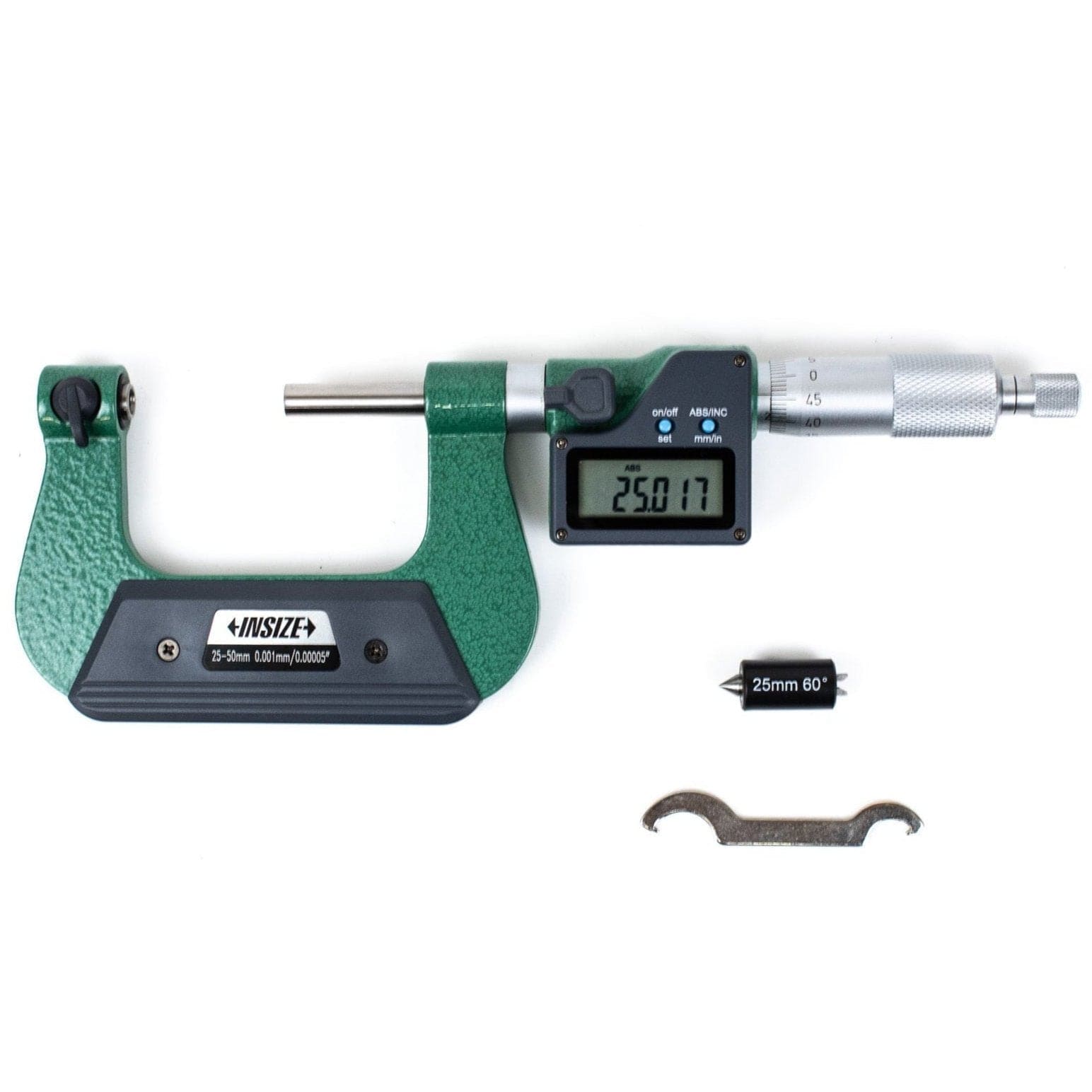 Insize Digital Screw Thread Micrometer 25-50mm Range Series 3581-50A - Twin Eagle Imports