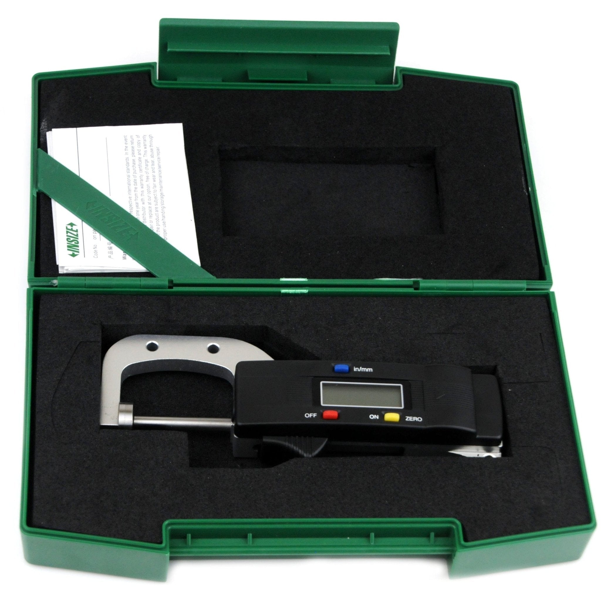 Insize Digital Snap Gauge 0-25mm/0-1" Range Series 2167-25 - Twin Eagle Imports