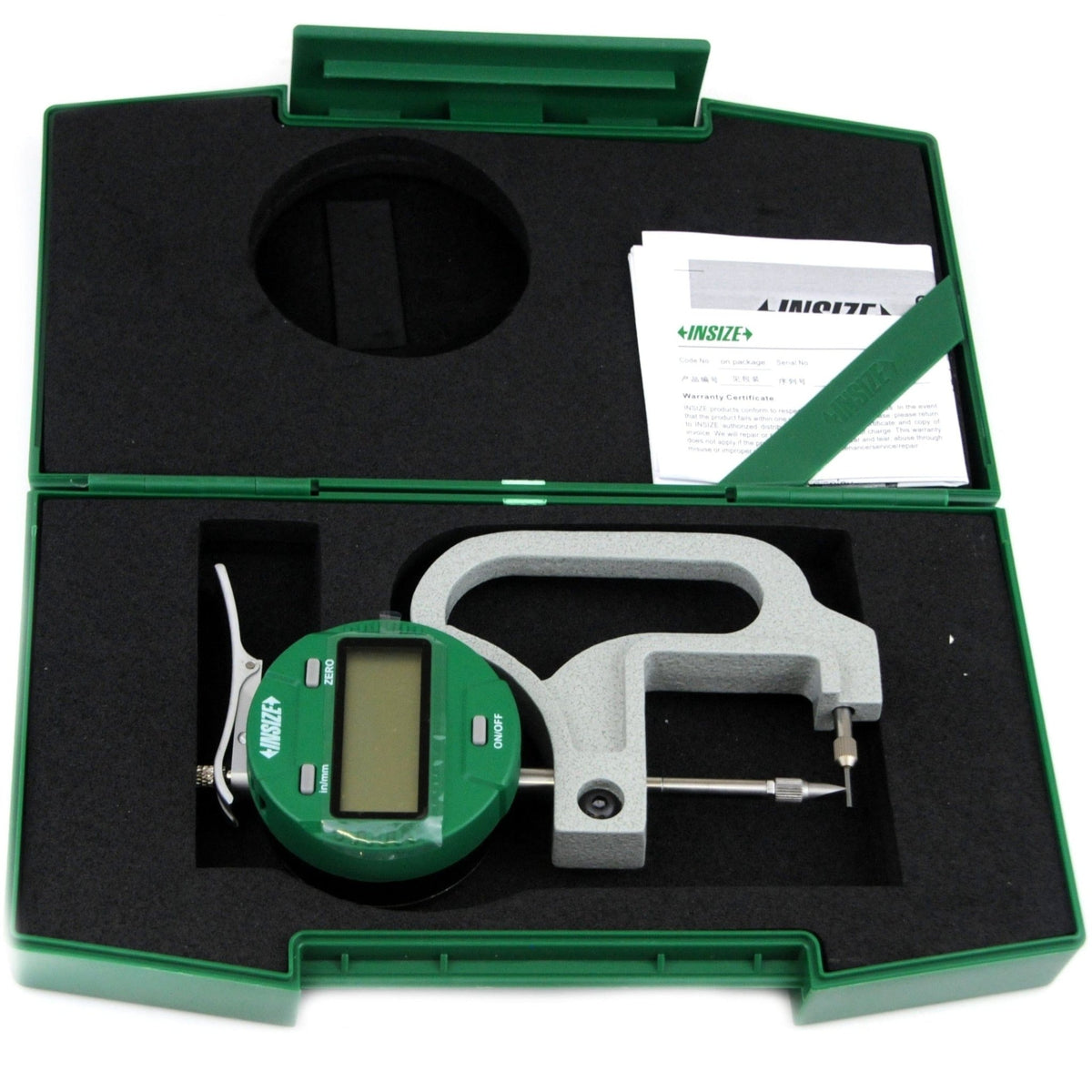 Insize Digital Thickness Gauge 0-10mm/0-0.4" Range Series 2873-10 - Twin Eagle Imports