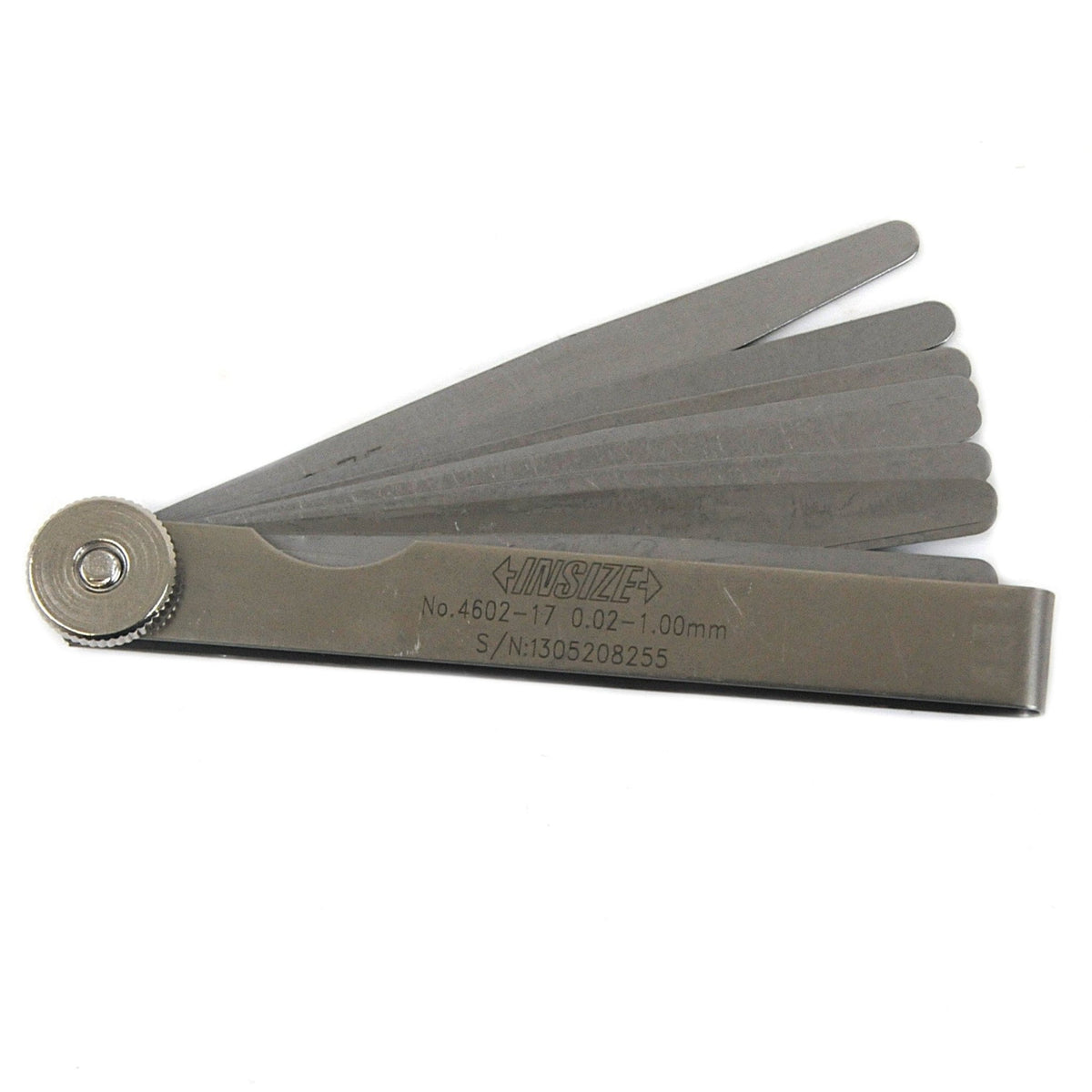 Insize Feeler Gauge 17pc Set 0.02-1mm Range Set 4602-17 - Twin Eagle Imports