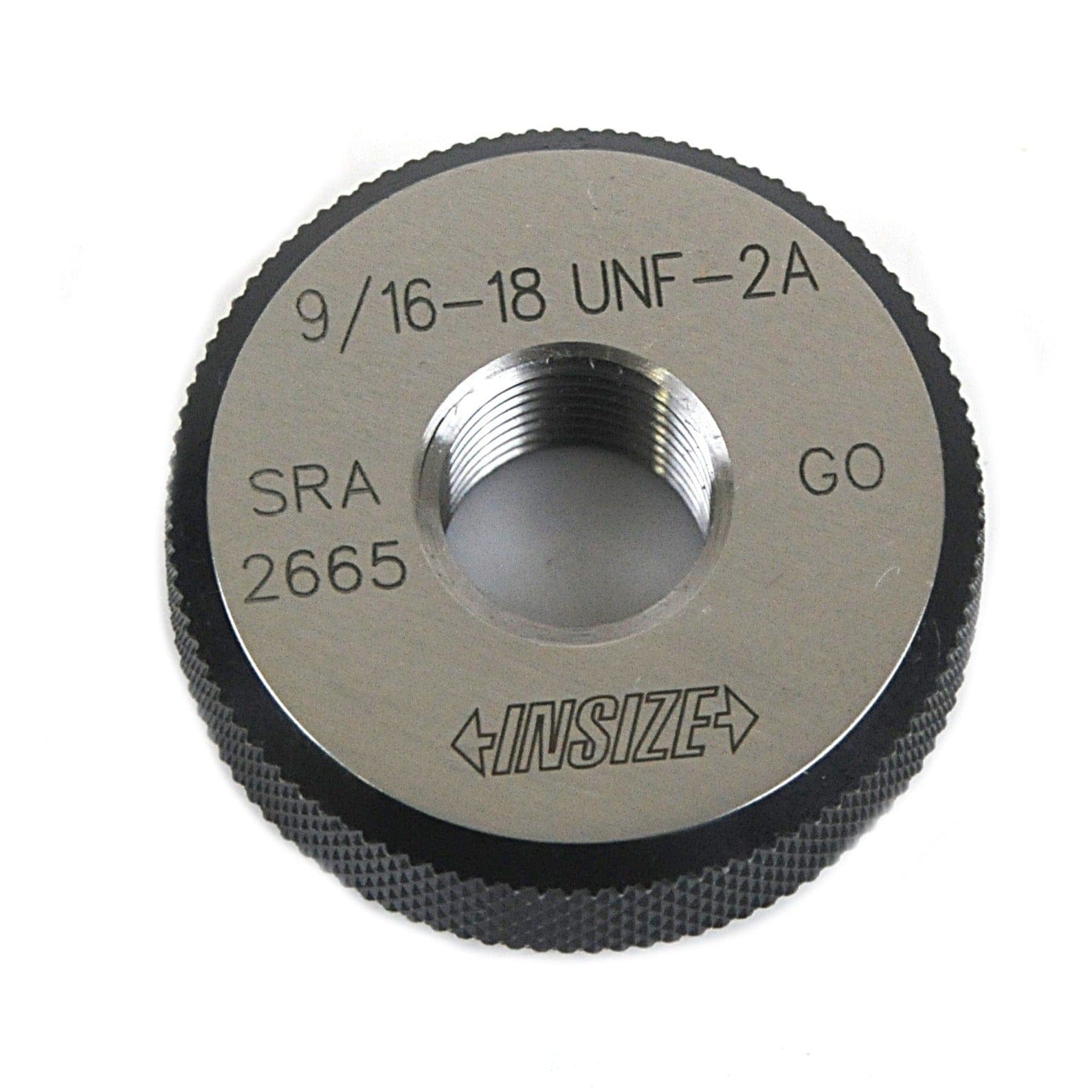 Insize GO Thread Ring Gauge 9/16"-18 UNF Series - 4633-9D2 - Twin Eagle Imports
