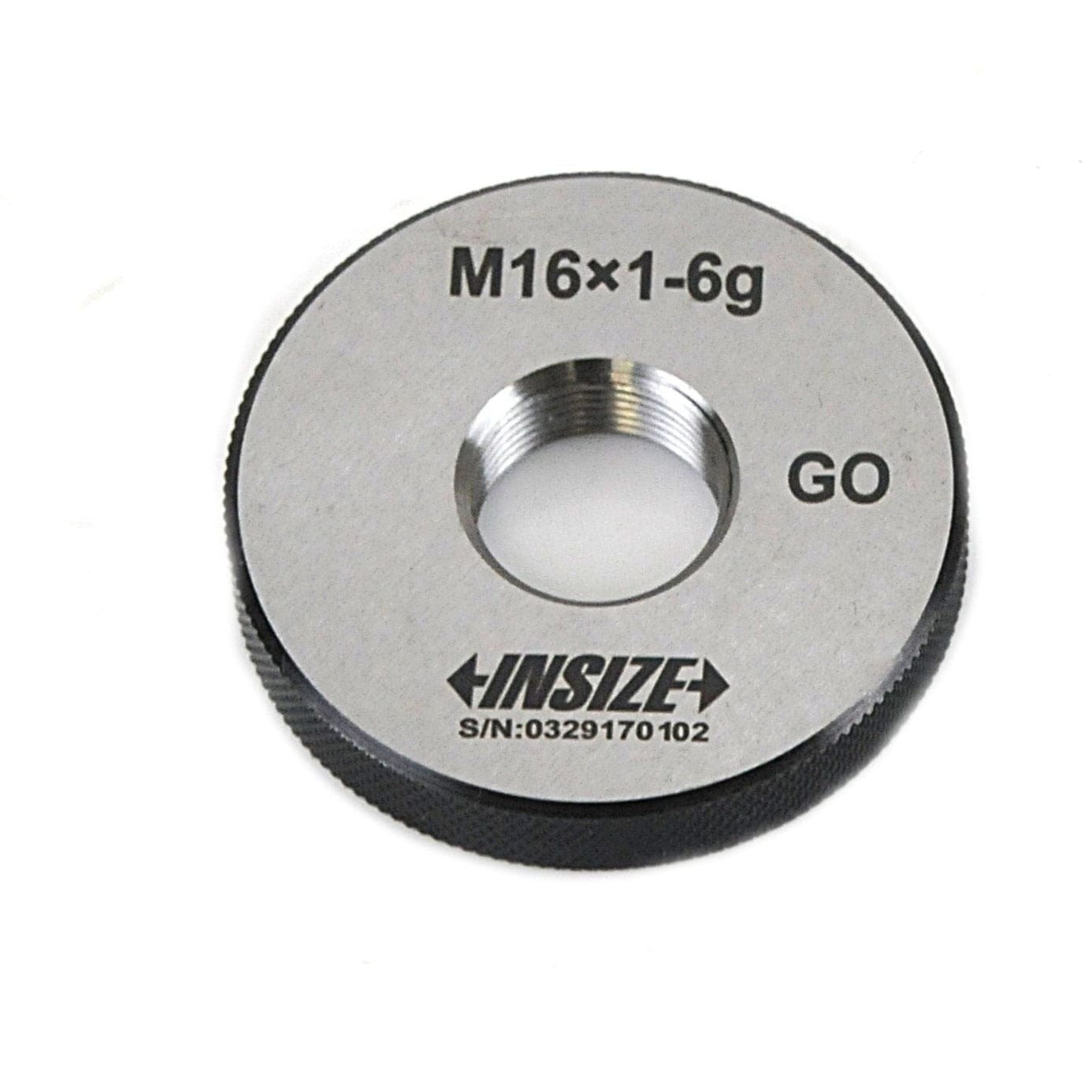 Insize GO Thread Ring Gauge M16X1 Series 4129-16P - Twin Eagle Imports