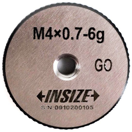 Insize GO Thread Ring Gauge M4X0.7 Series 4120-4 - Twin Eagle Imports