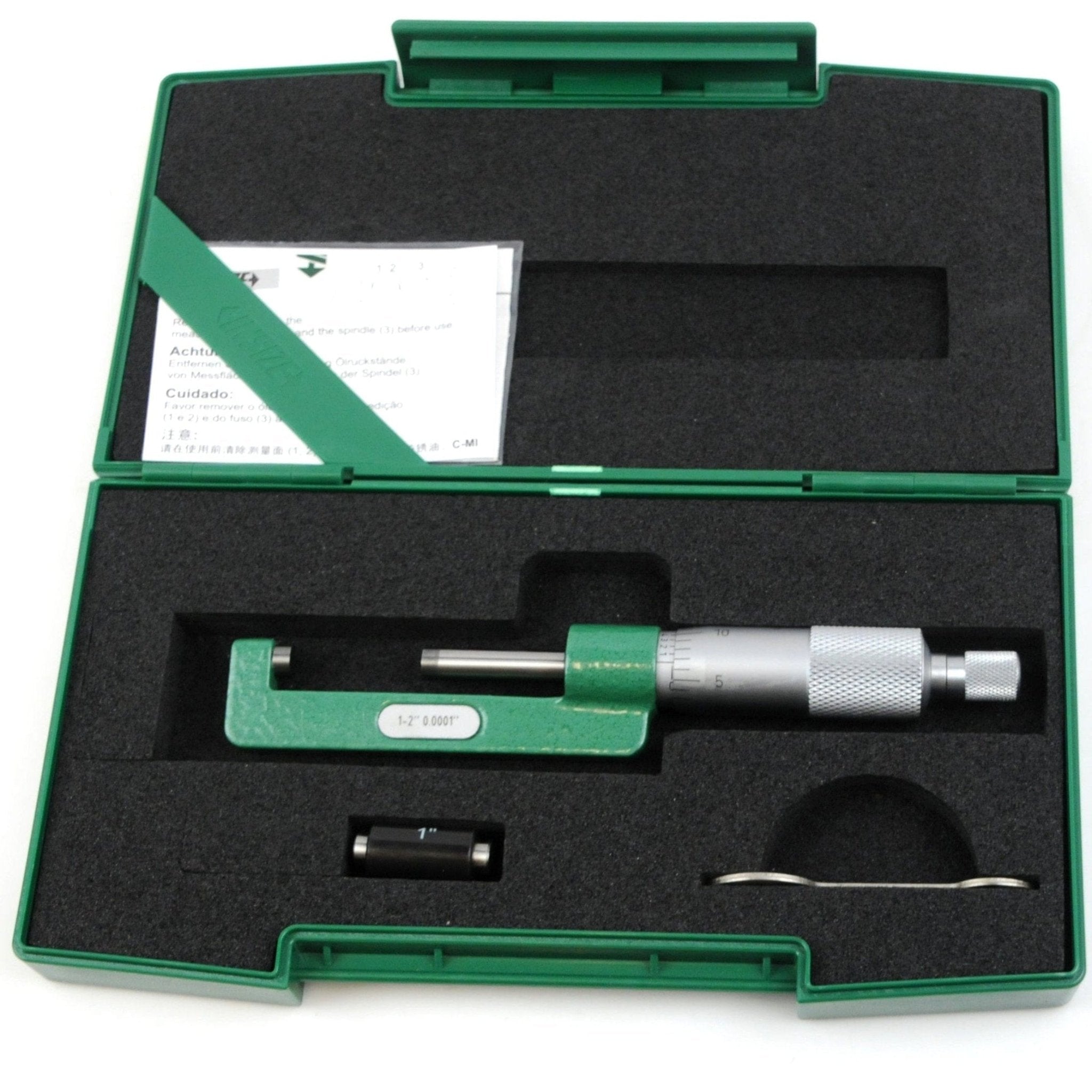 Insize Hub Micrometer 1-2" Range Series 3292-2 - Twin Eagle Imports