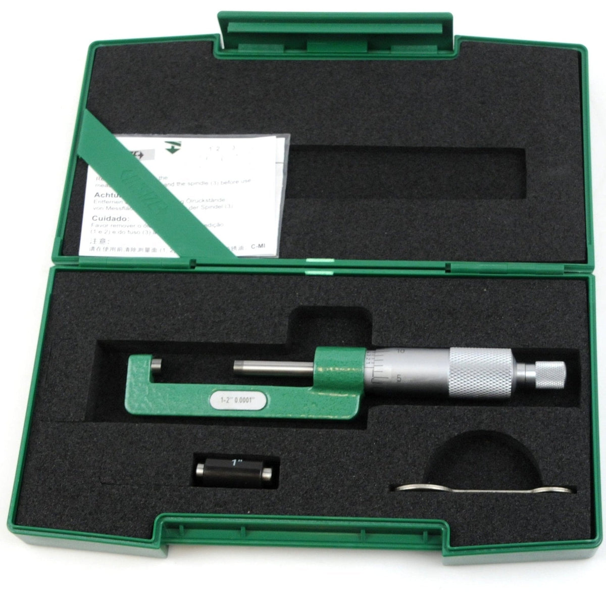 Insize Hub Micrometer 1-2" Range Series 3292-2 - Twin Eagle Imports
