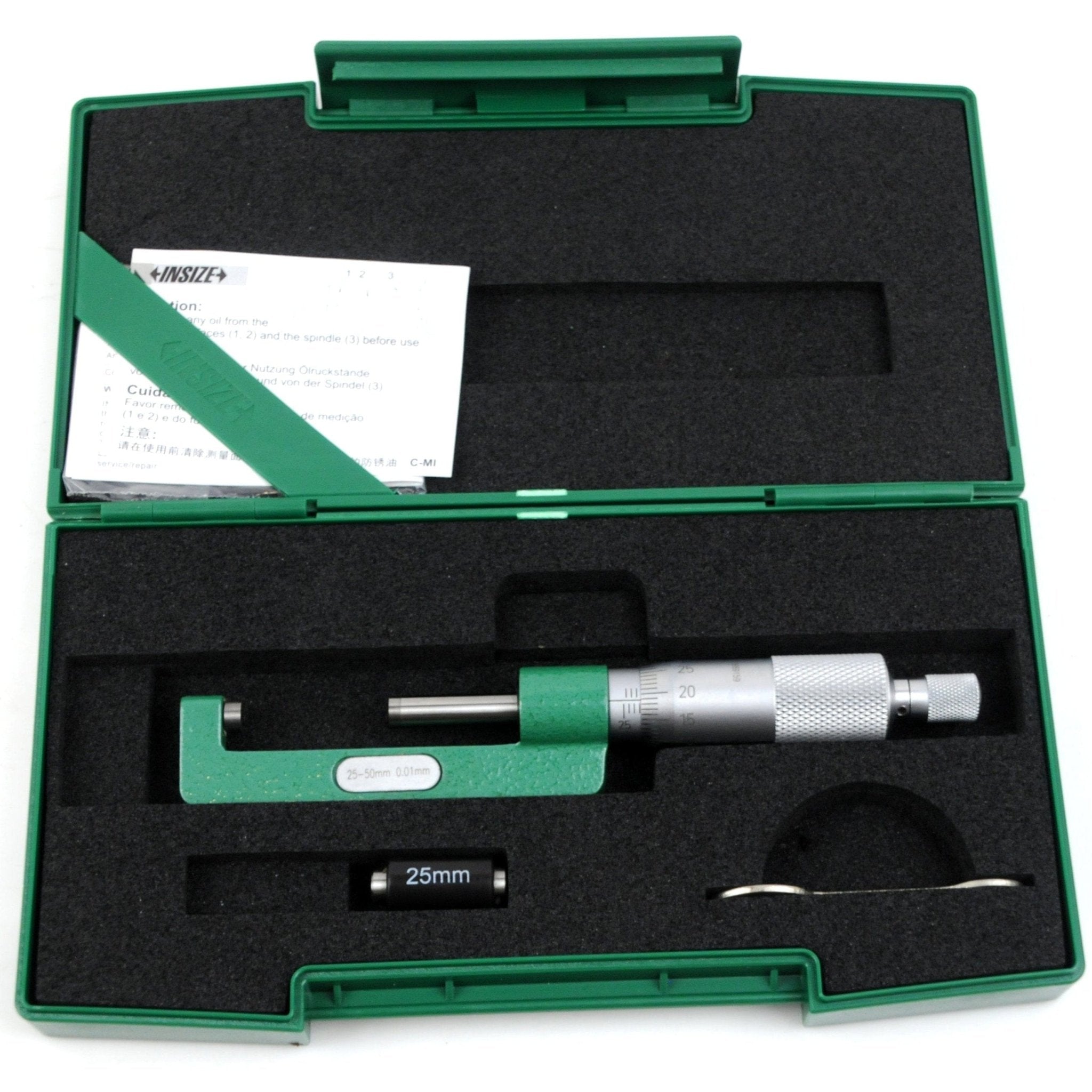 Insize Hub Micrometer 25-50mm Range Series 3292-50 - Twin Eagle Imports